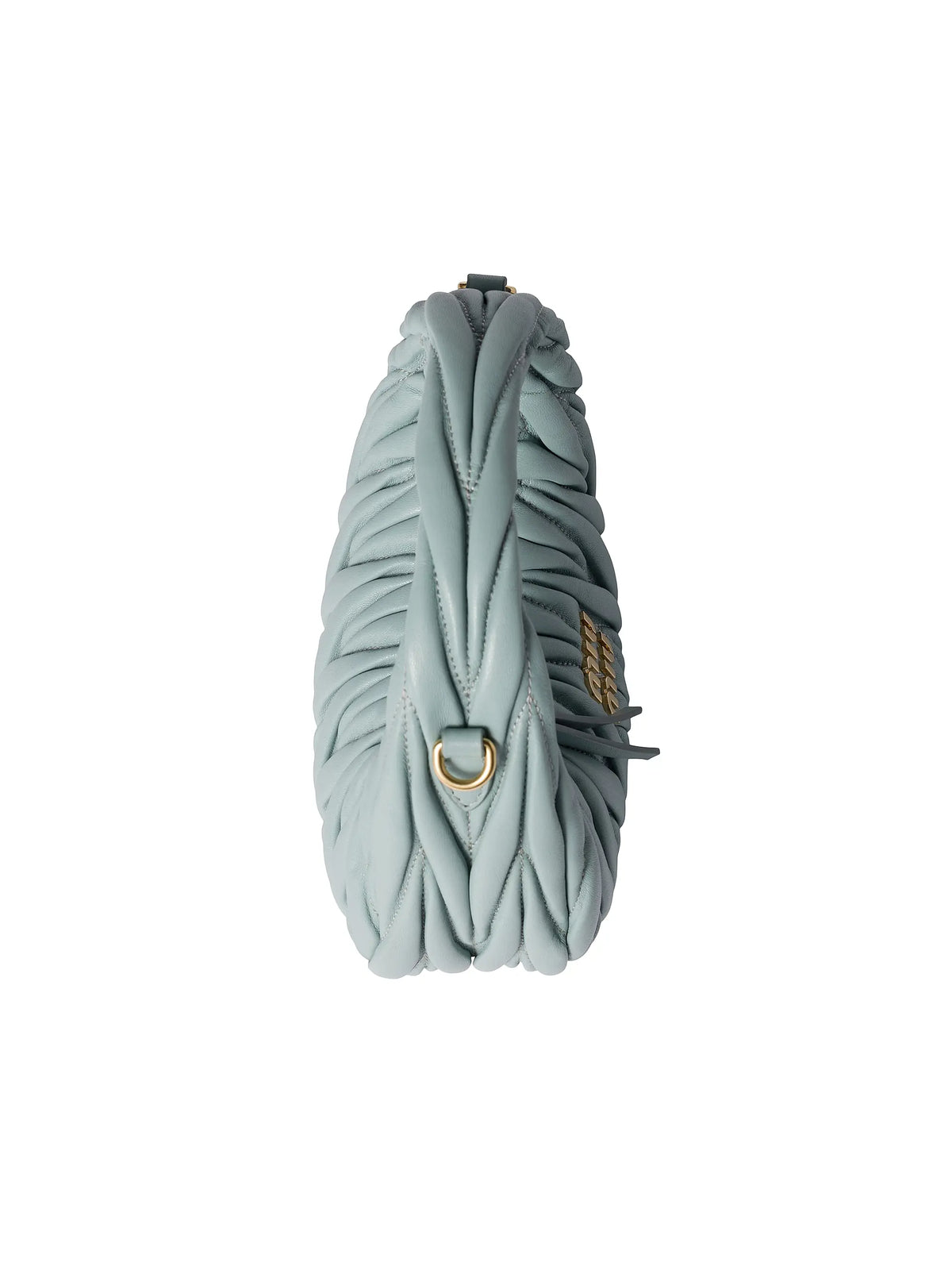Miu Miu Wander Matelassé Nappa Leather Hobo Mini-Bag