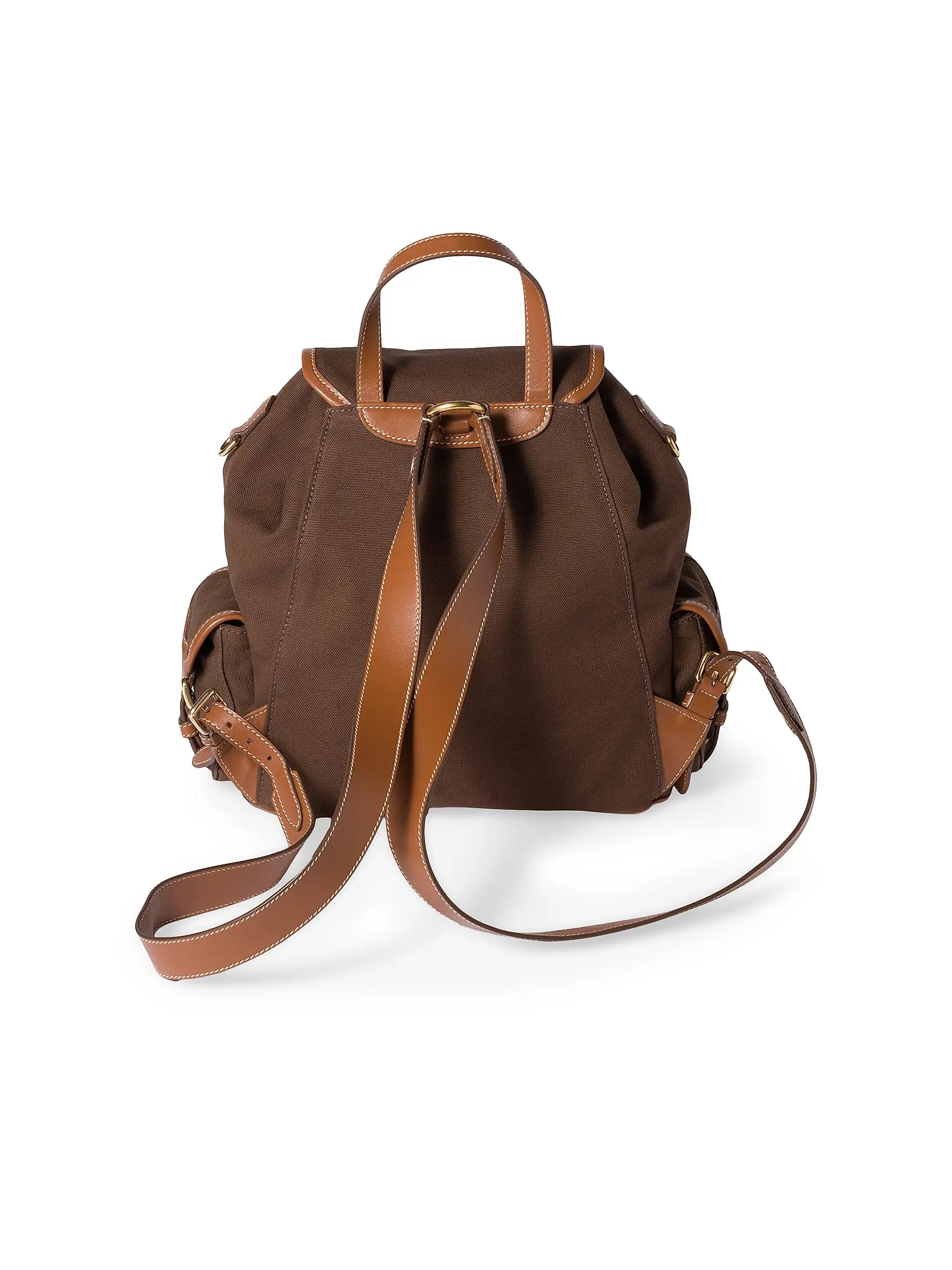 Miu Miu Canvas and Leather Backpack