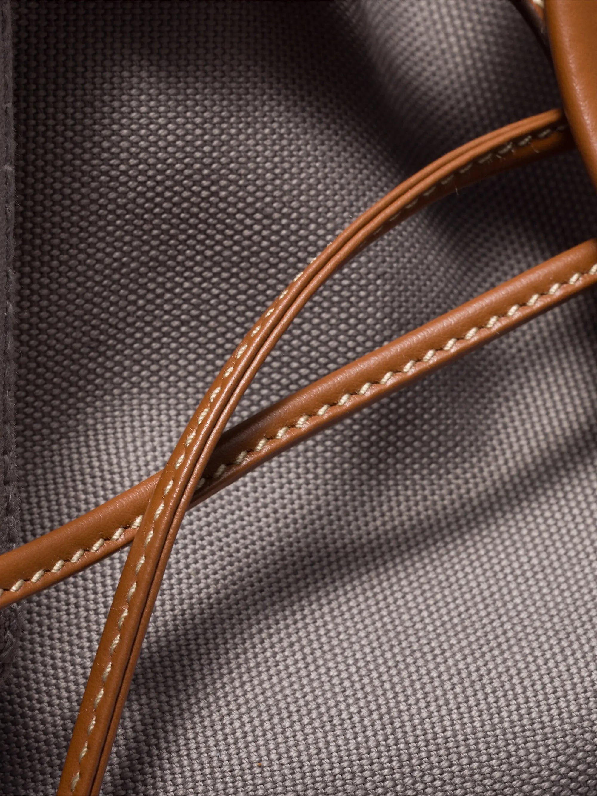 Miu Miu Canvas and Leather Backpack