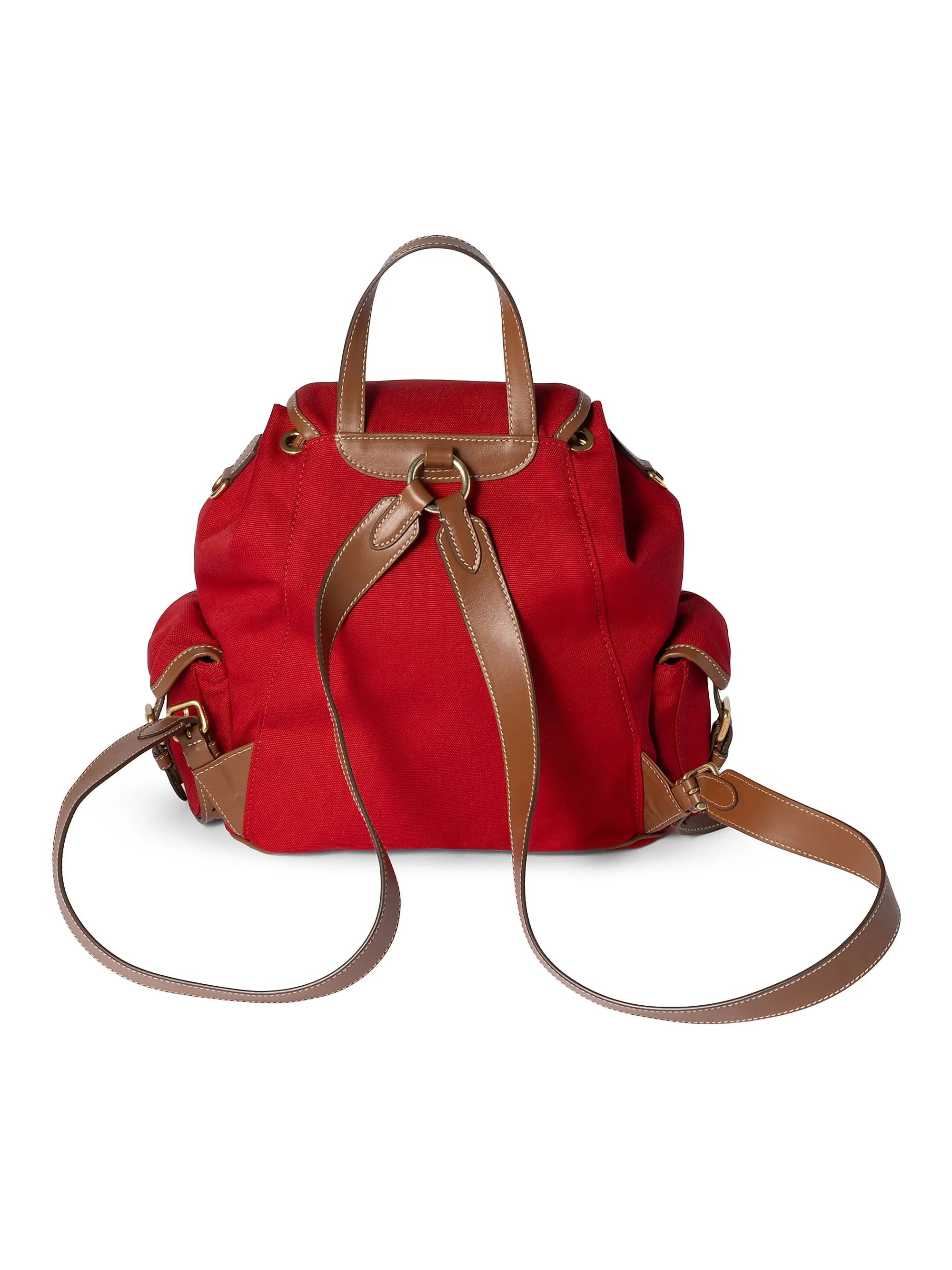 Miu Miu Canvas and Leather Backpack