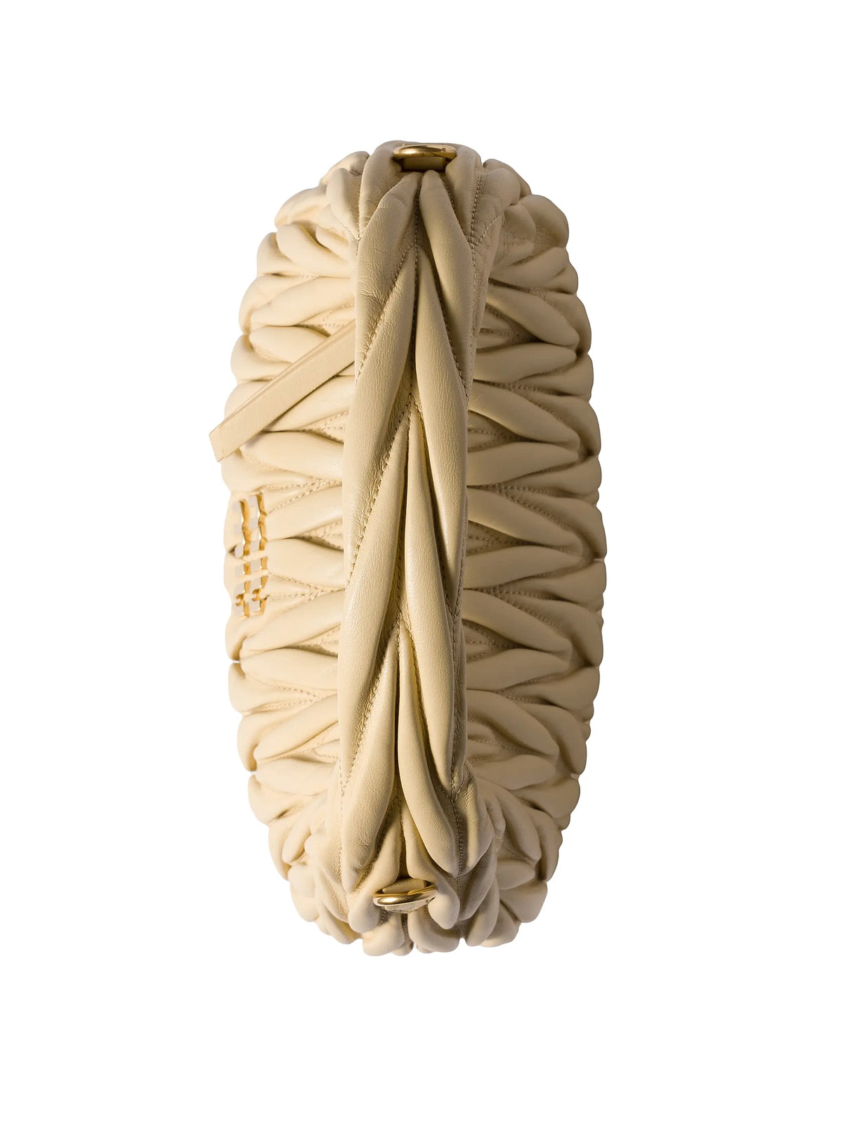 Miu Miu Wander Matelassé Nappa Leather Hobo Bag