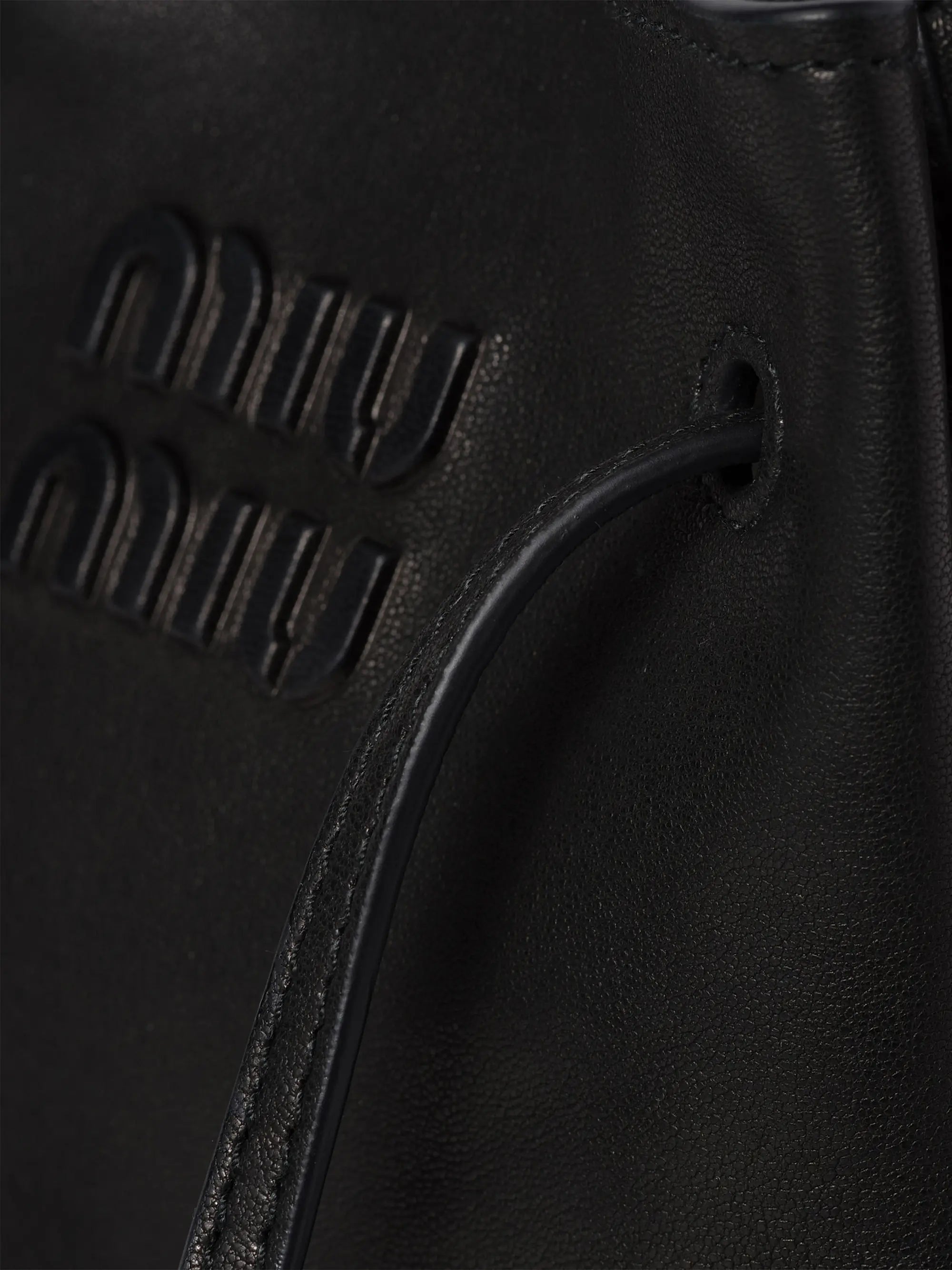 Miu Miu Nappa Leather Mini Bucket Bag