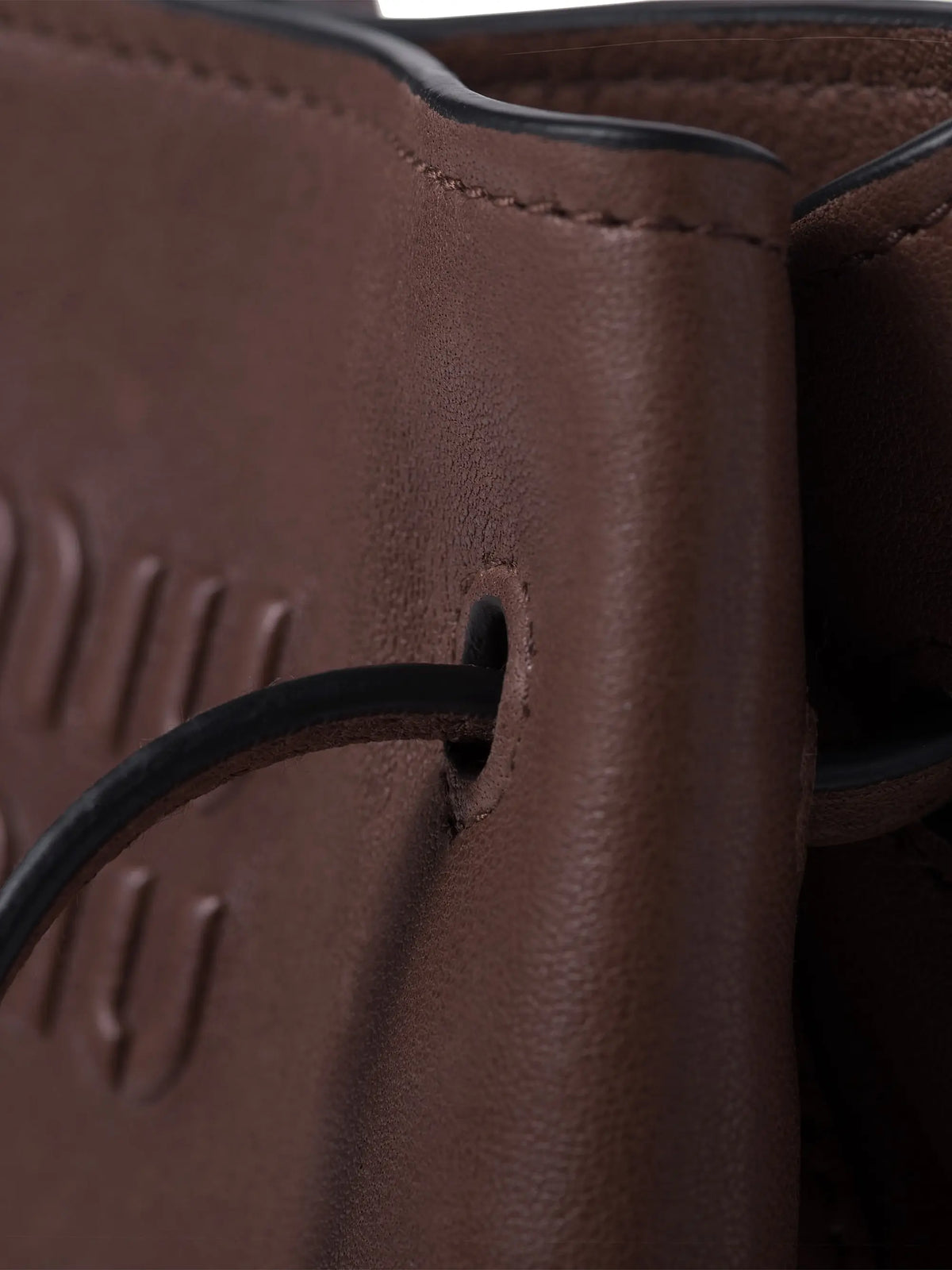 Miu Miu Nappa Leather Mini Bucket Bag