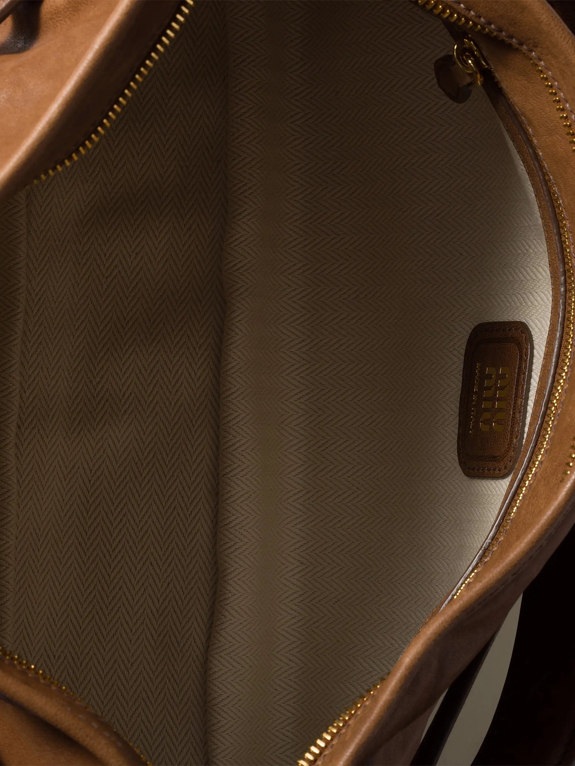 Miu Miu Aventure Nappa Leather Shoulder Bag