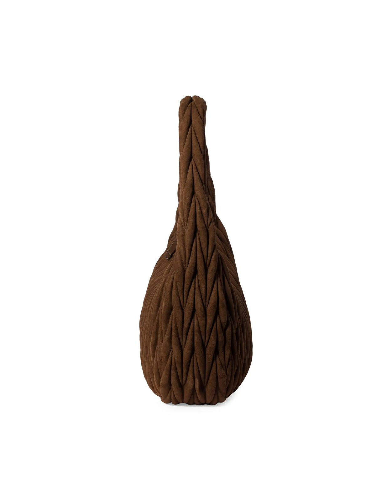 Miu Miu Wander Matelassé Suede Hobo Bag