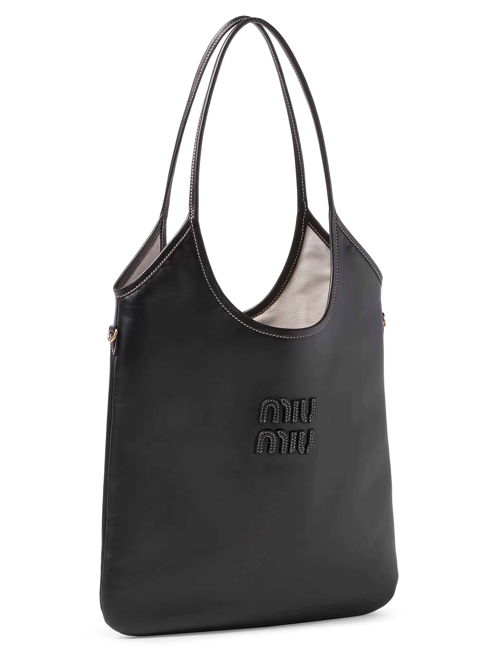 Miu Miu Ivy Leather Shoulder Bag