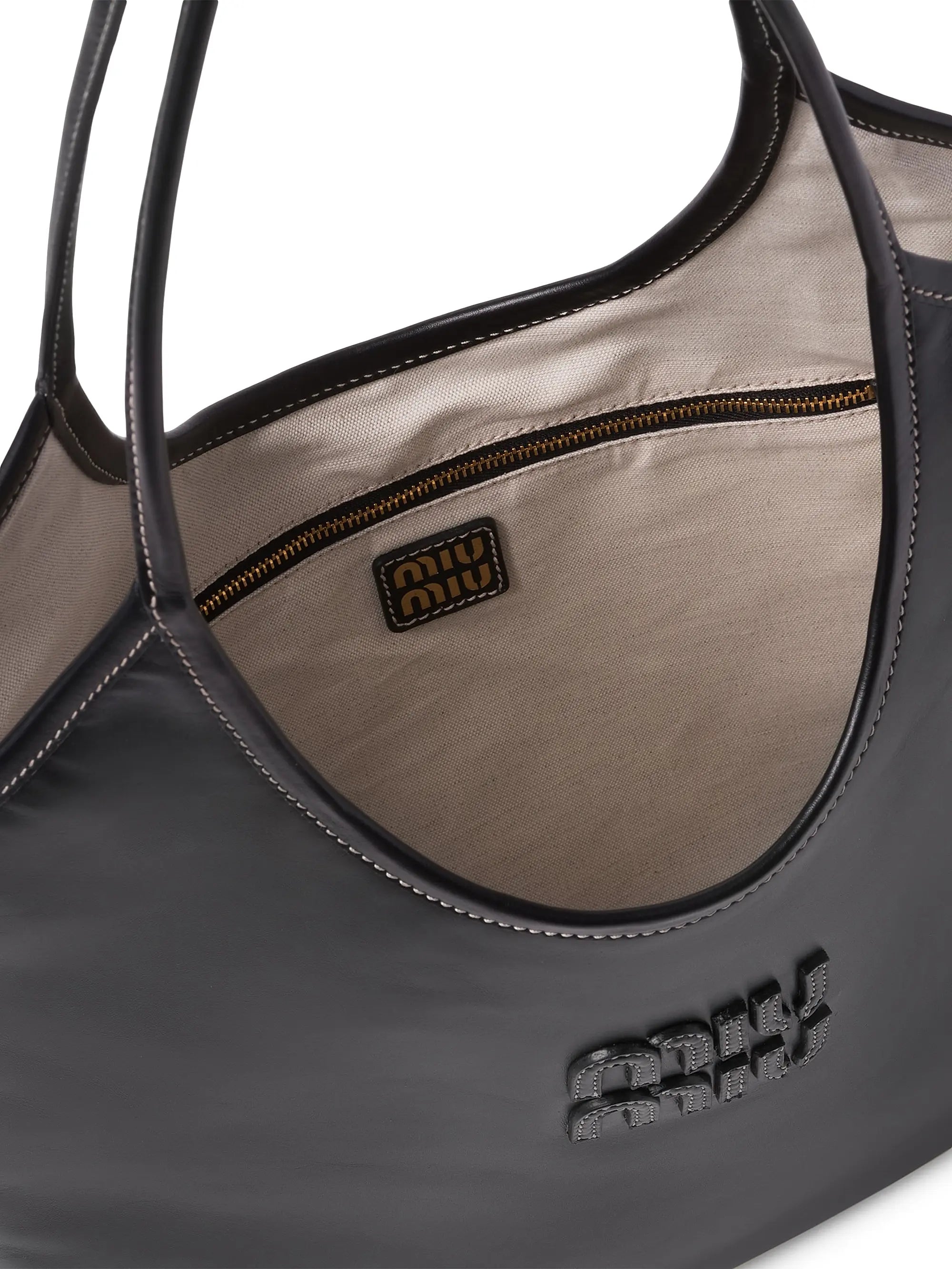 Miu Miu Ivy Leather Shoulder Bag