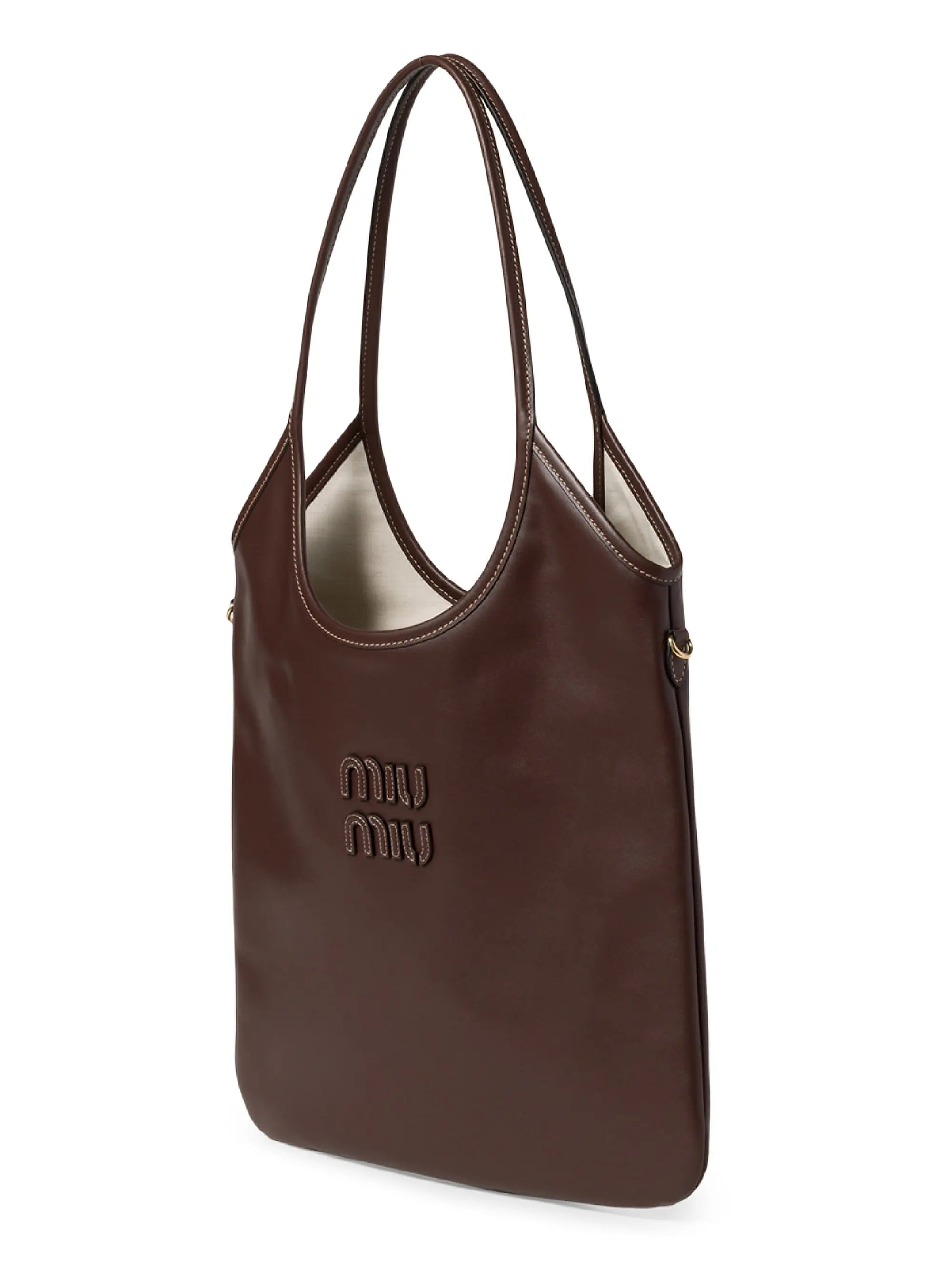 Miu Miu Ivy Leather Shoulder Bag