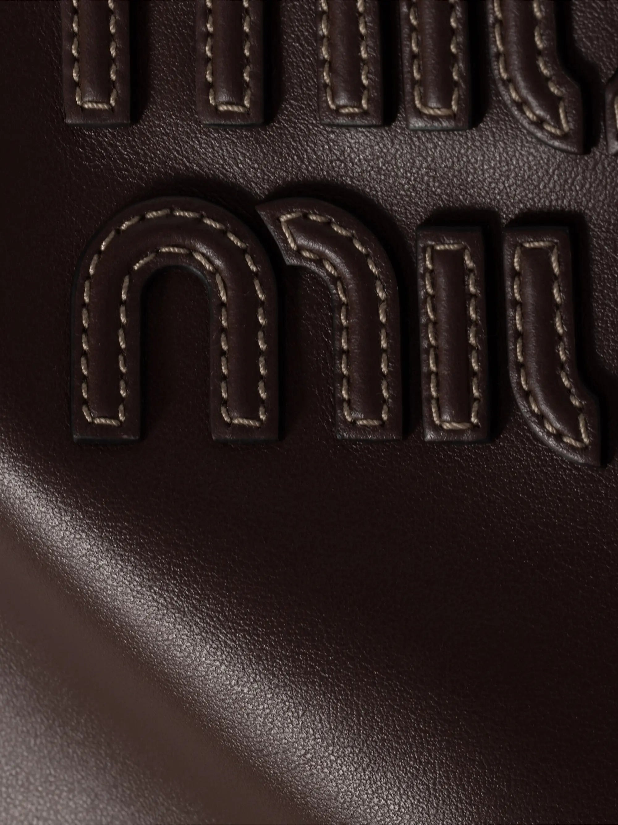 Miu Miu Ivy Leather Shoulder Bag