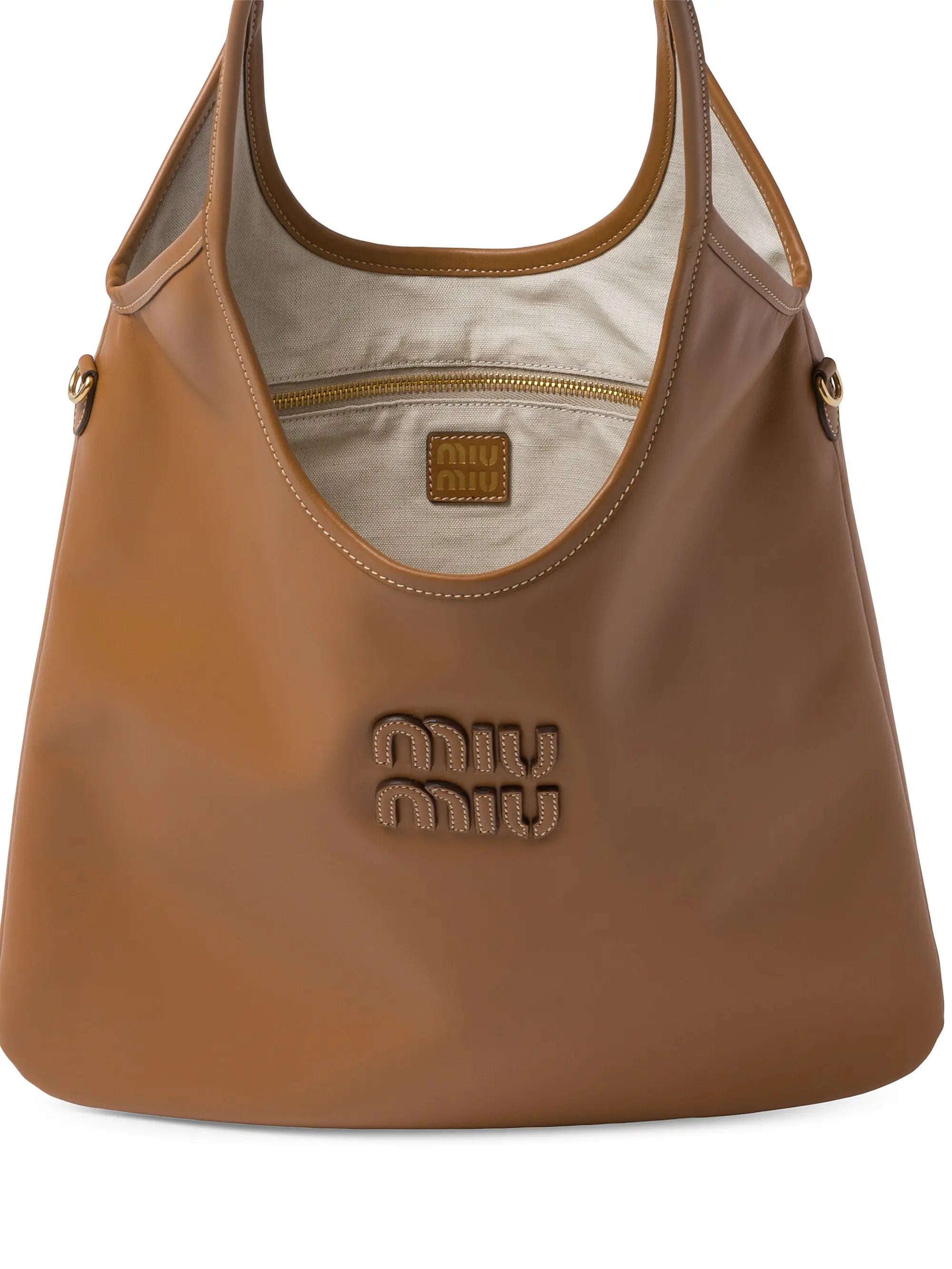 Miu Miu Ivy Leather Shoulder Bag