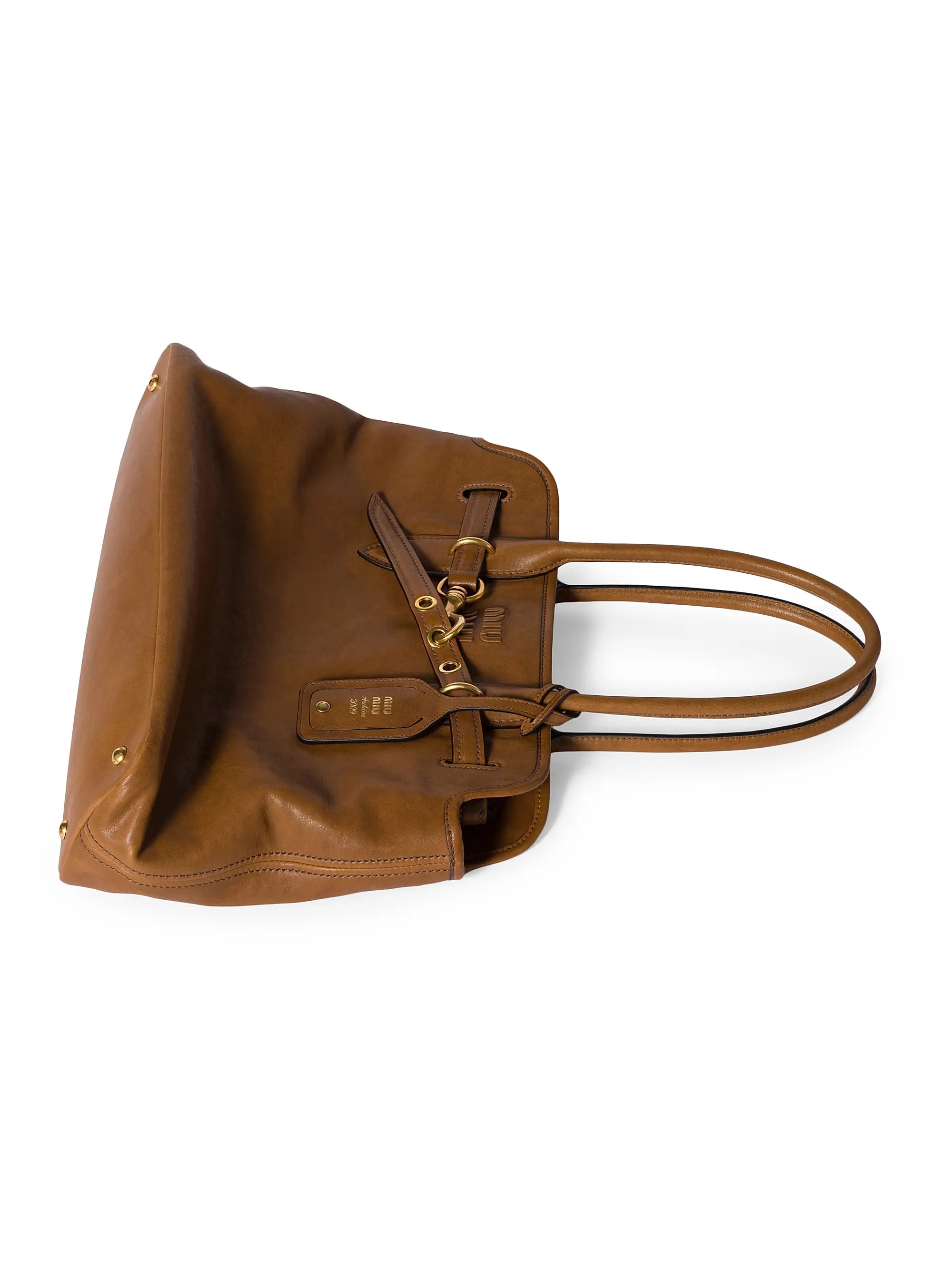 Miu Miu Aventure Nappa Leather Shoulder Bag