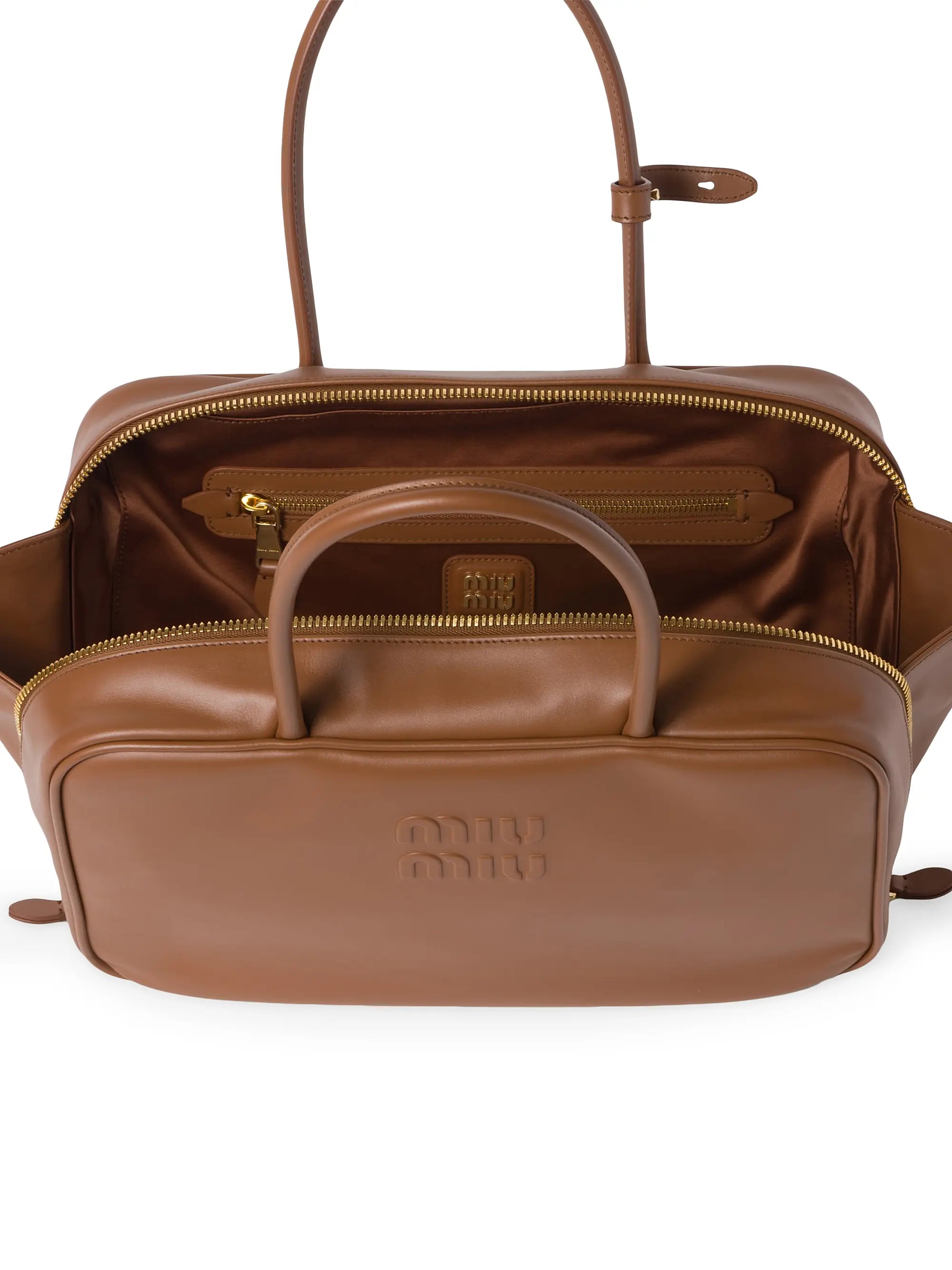 Miu Miu Leather Beau Shoulder Bag