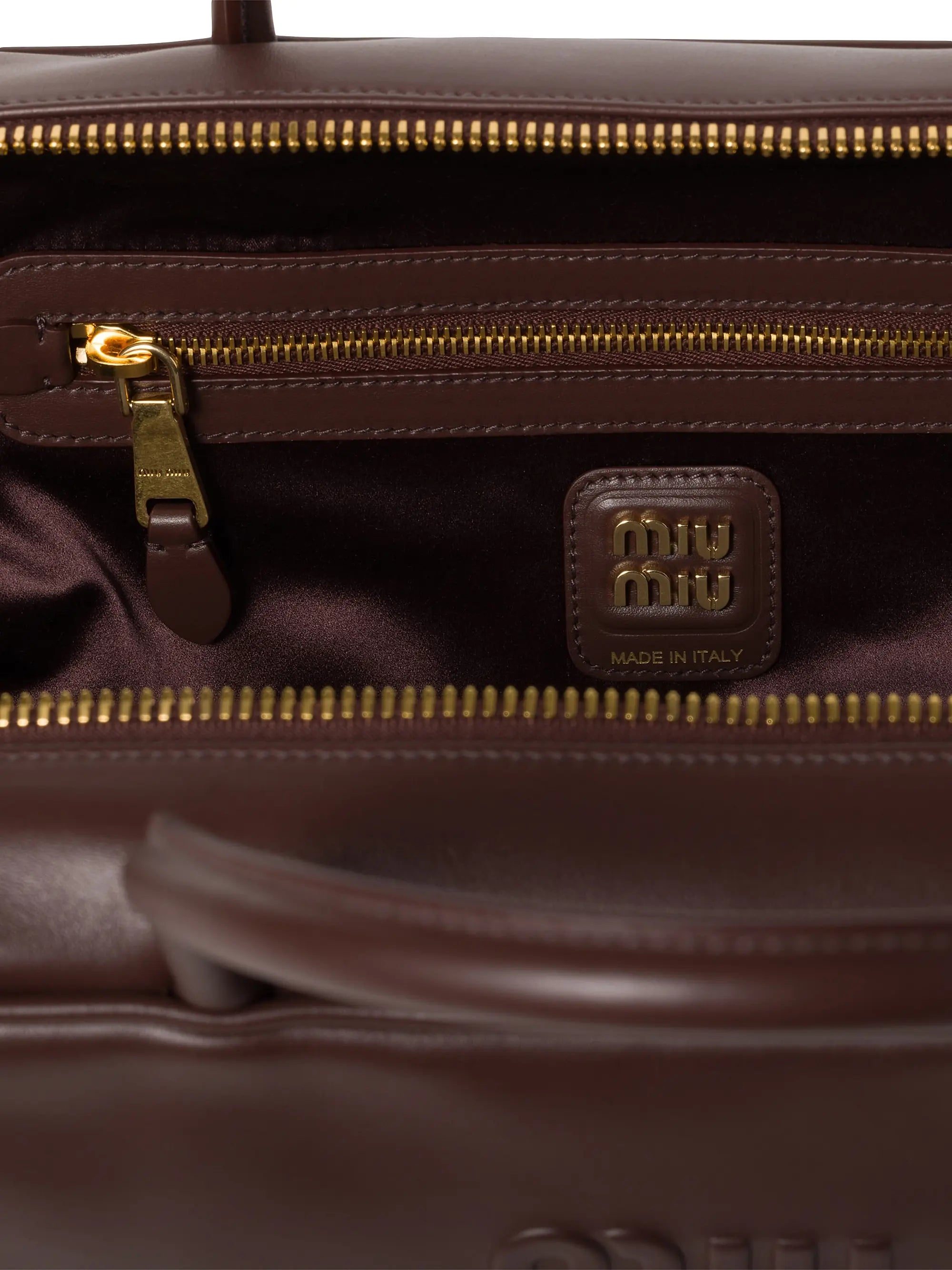 Miu Miu Leather Beau Shoulder Bag