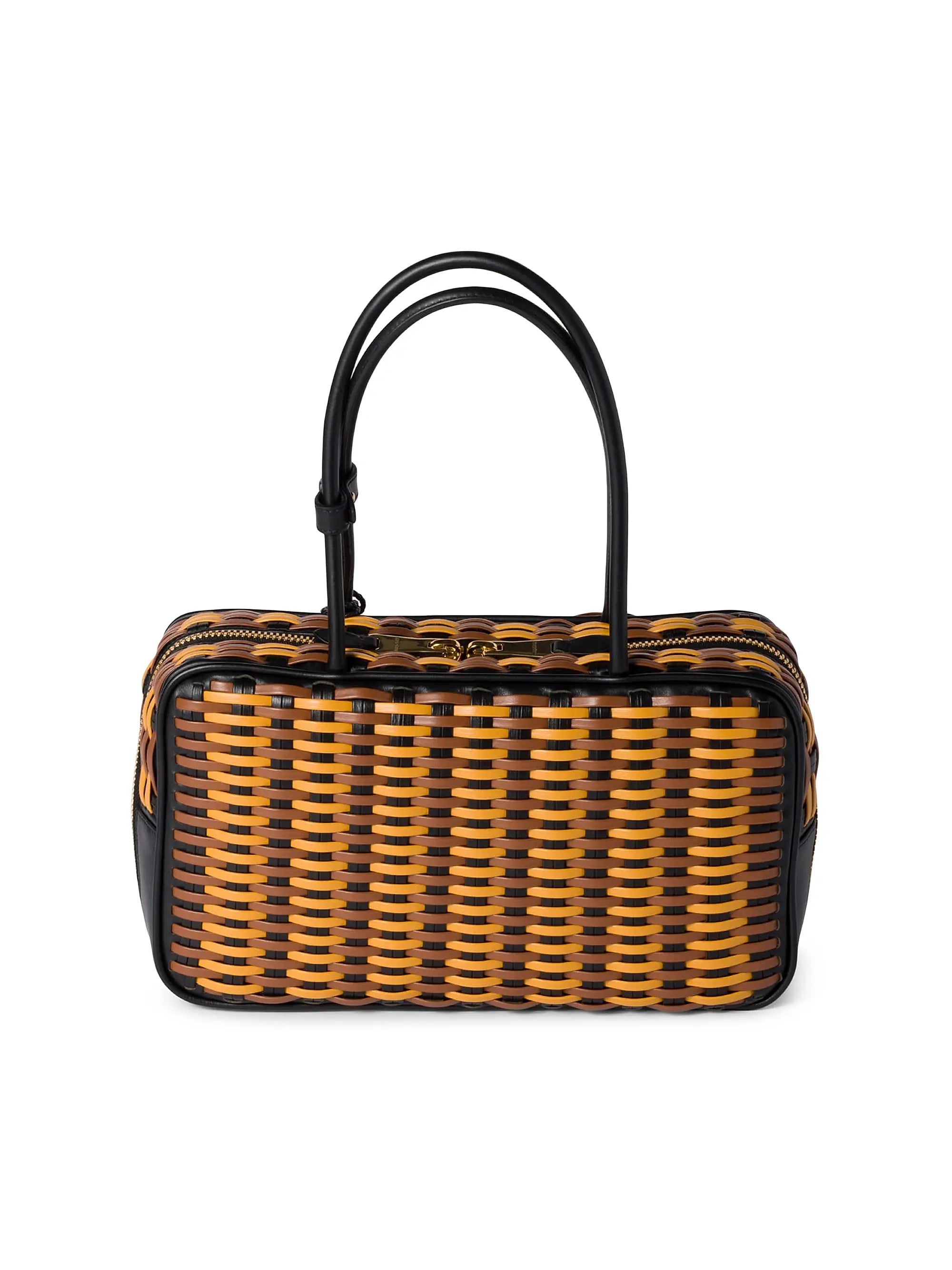 Miu Miu Beau Leather Top Handle Bag