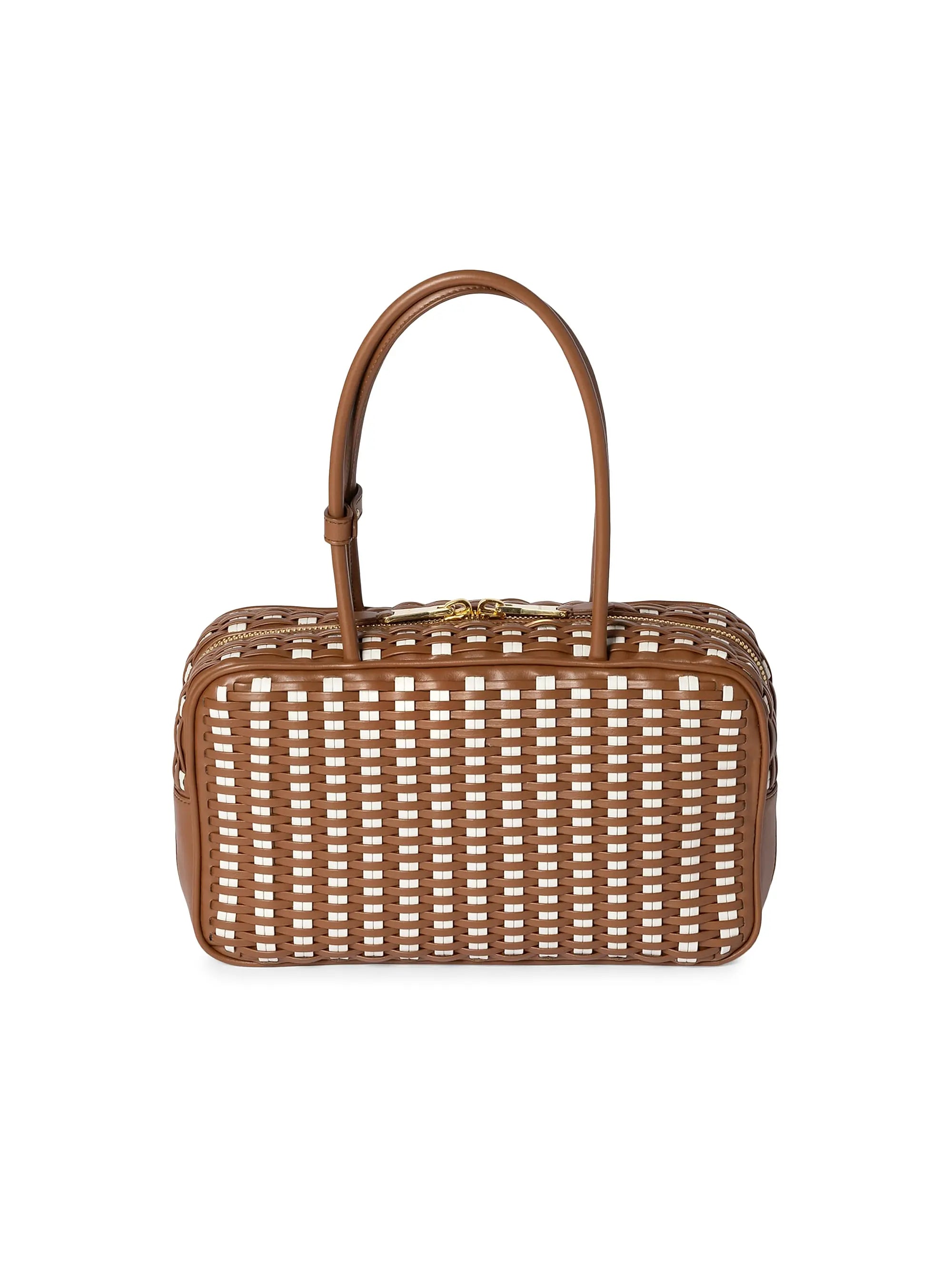 Miu Miu Beau Leather Top Handle Bag