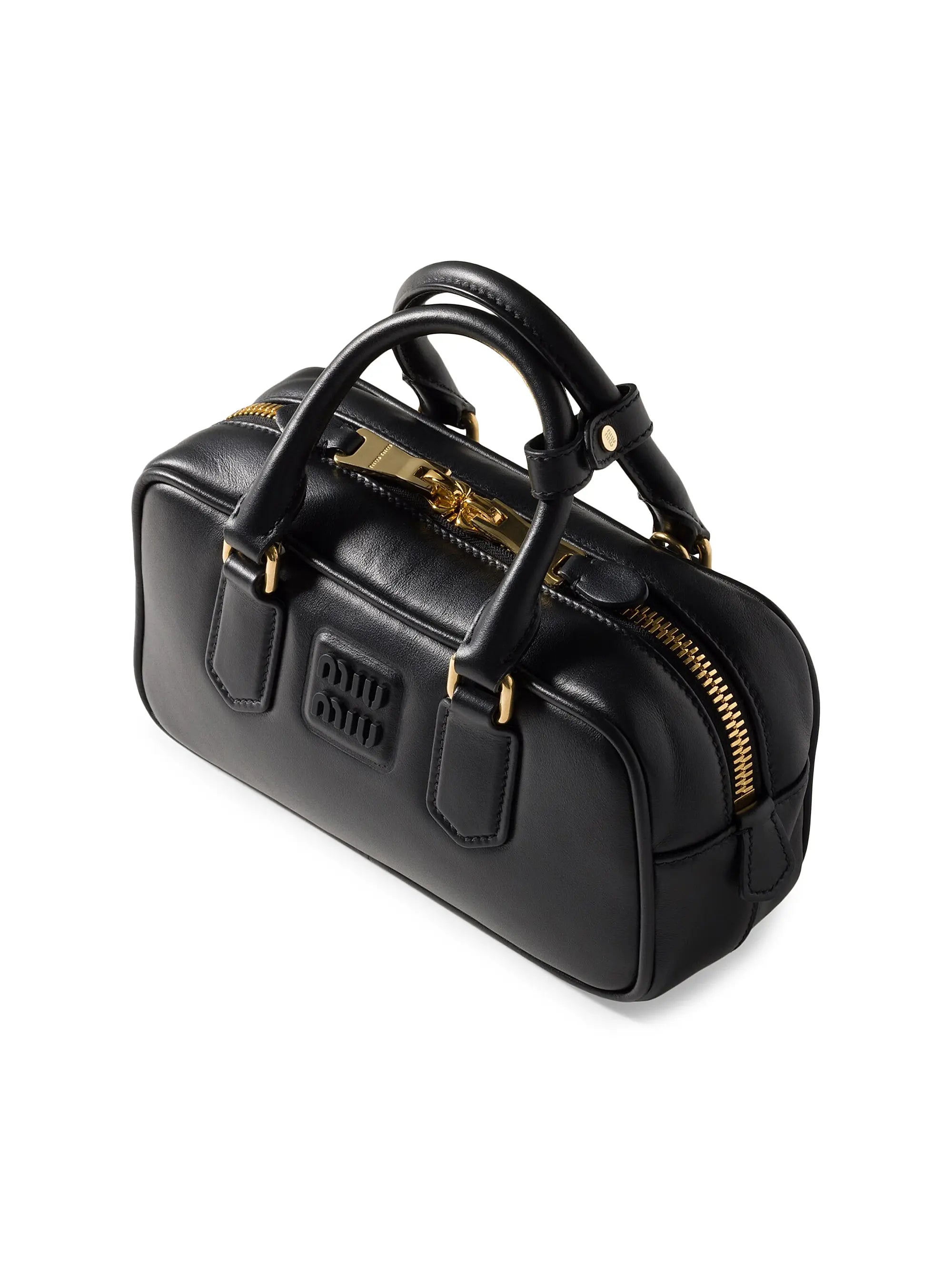 Miu Miu Arcadie Leather Top Handle Bag