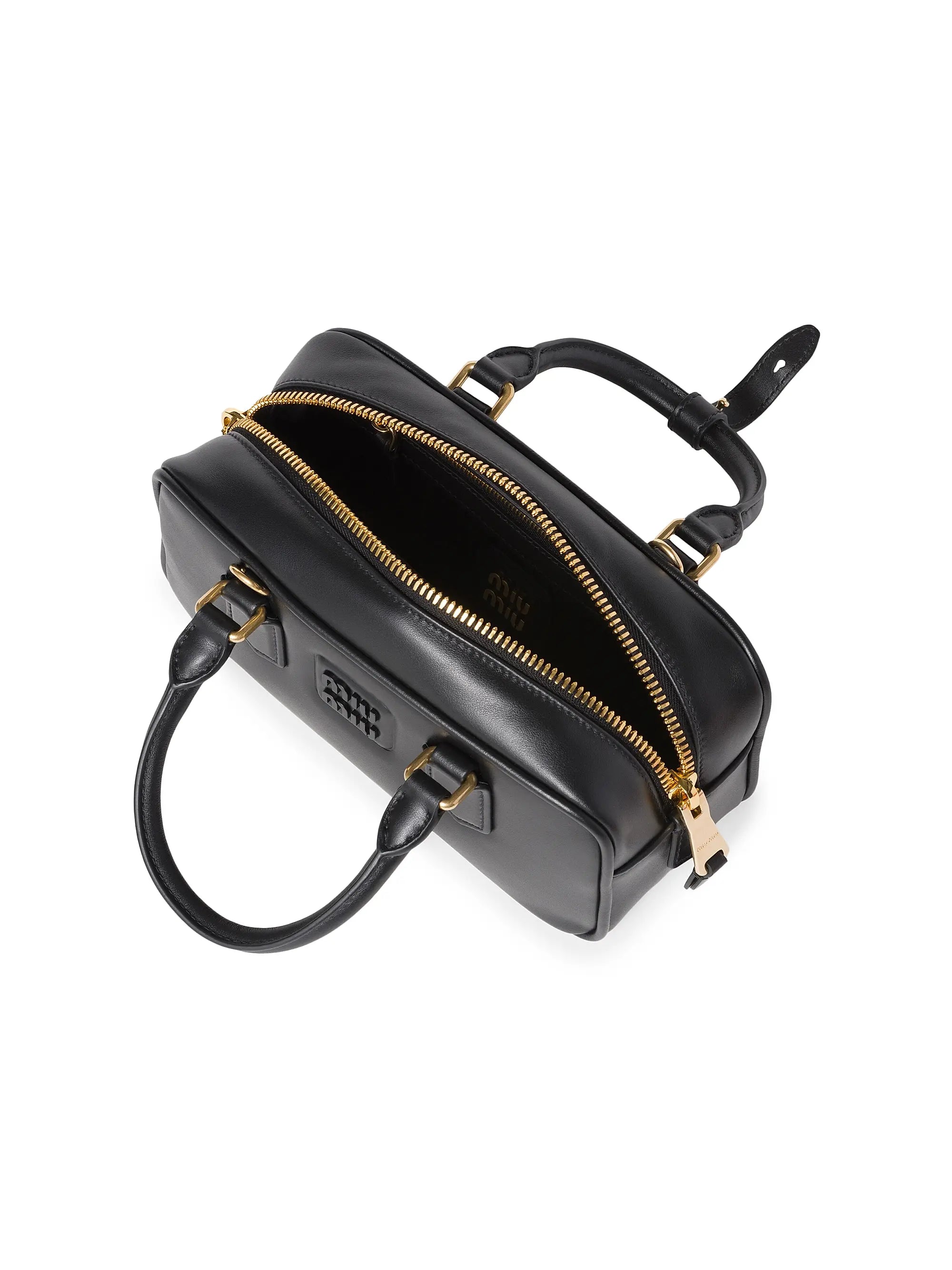 Miu Miu Arcadie Leather Top Handle Bag