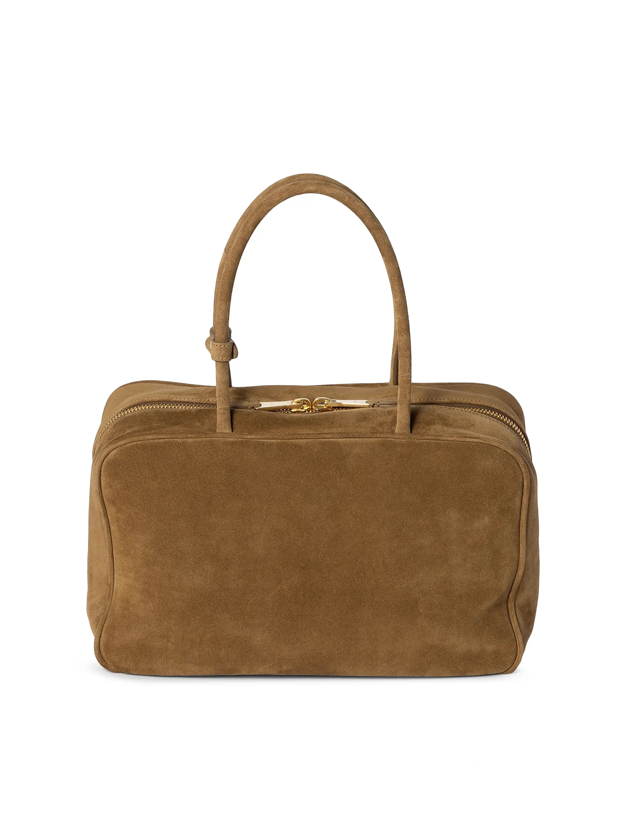 Miu Miu Suede Beau Top Handle Bag