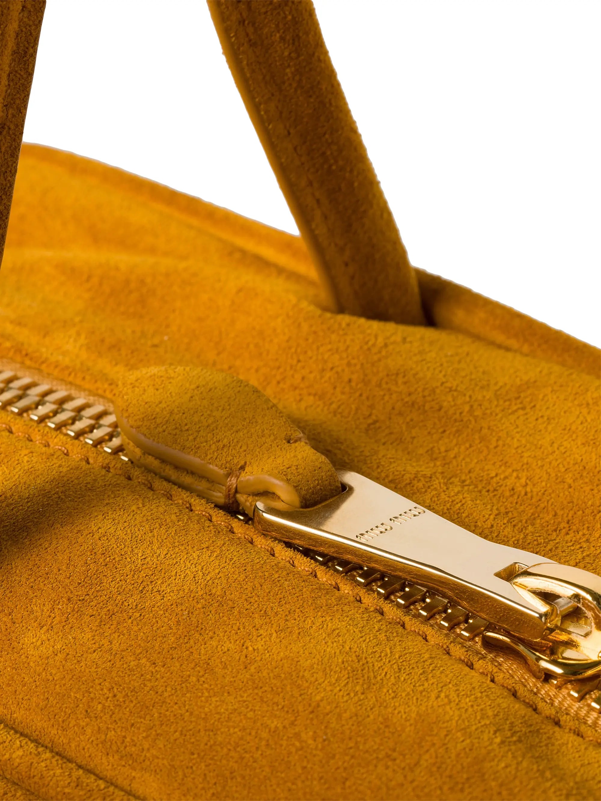 Miu Miu Suede Beau Top Handle Bag