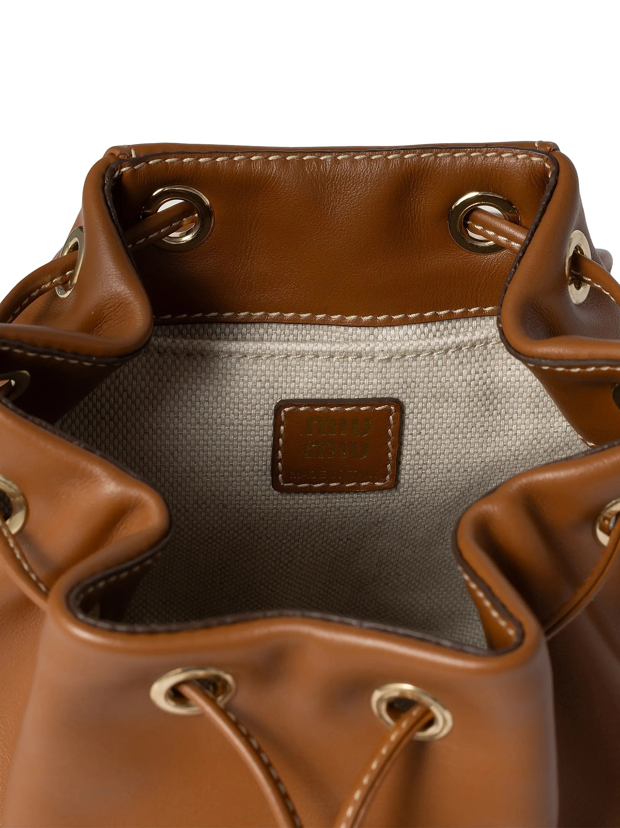 Miu Miu Leather Backpack
