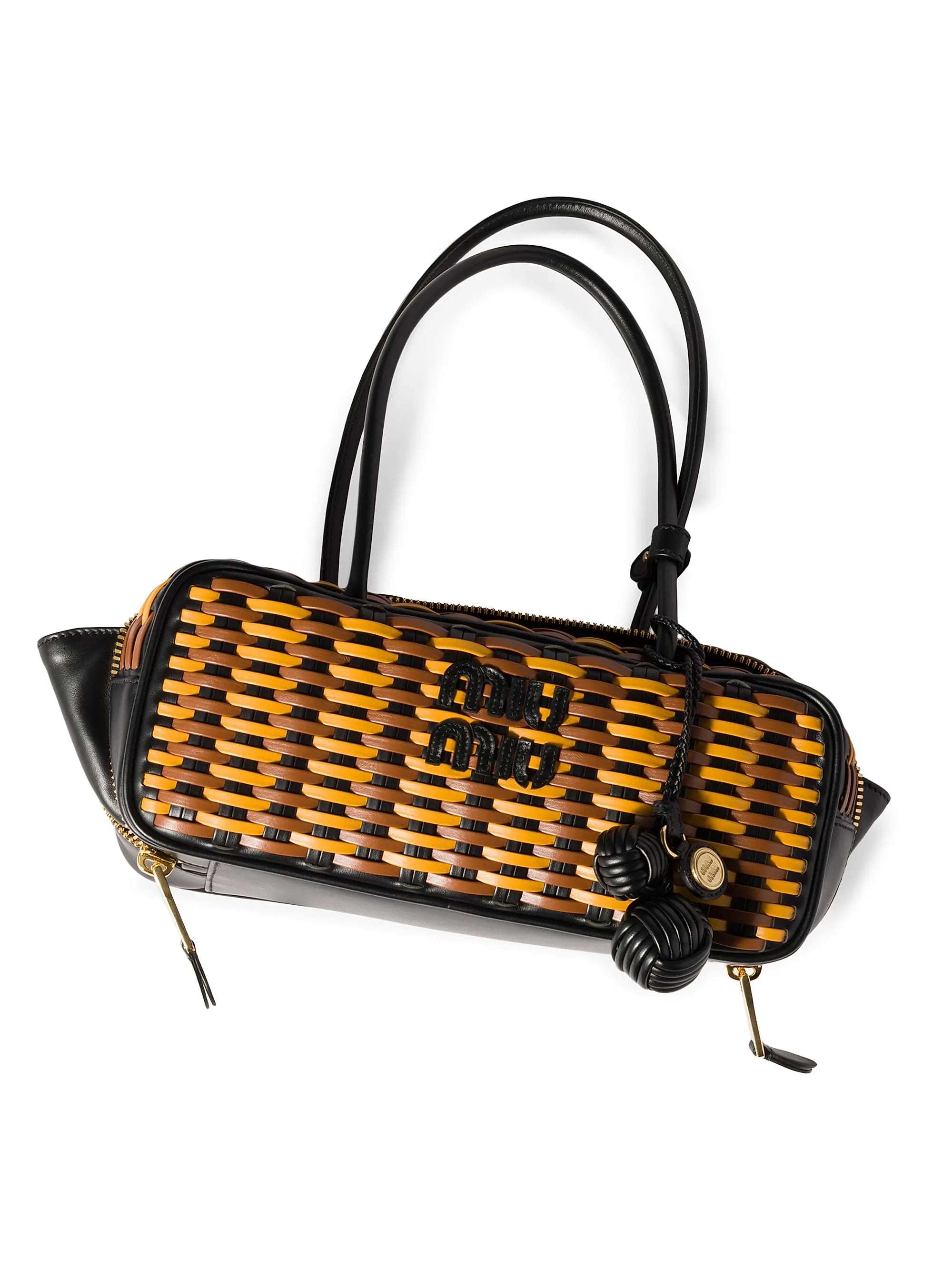 Miu Miu Beau Leather Top Handle Bag