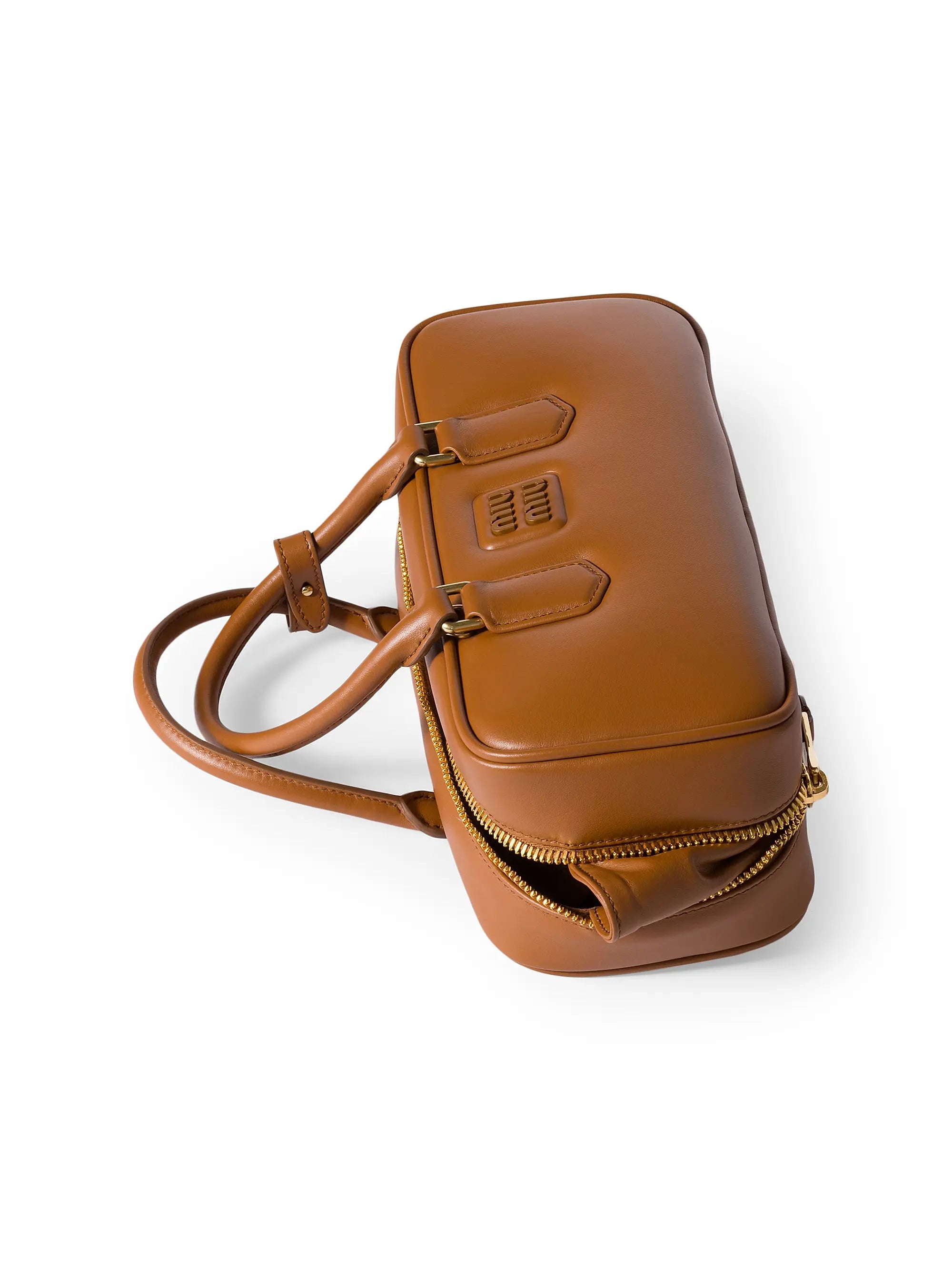 Miu Miu Arcadie Leather Top Handle Bag