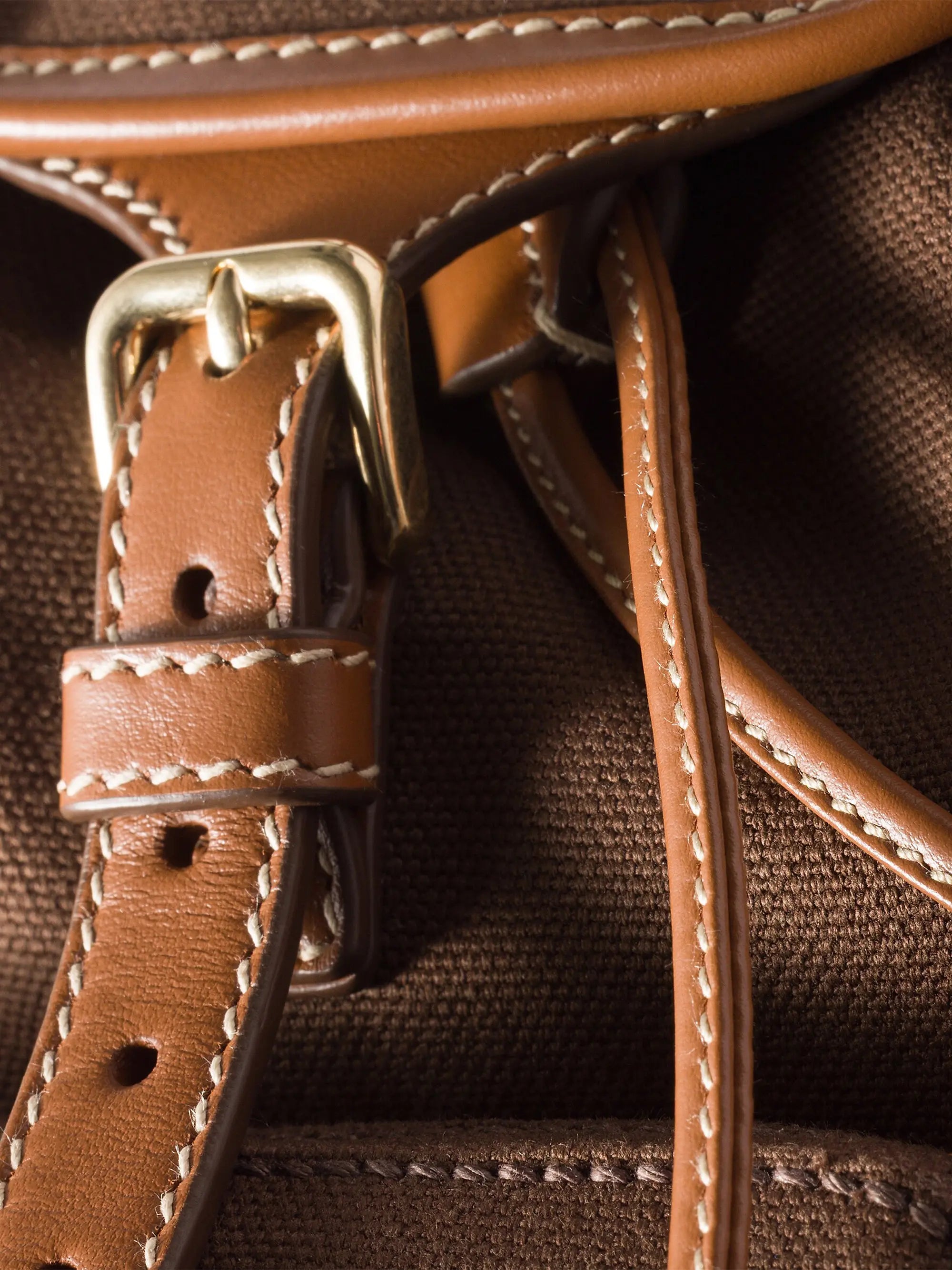 Miu Miu Canvas and Leather Backpack