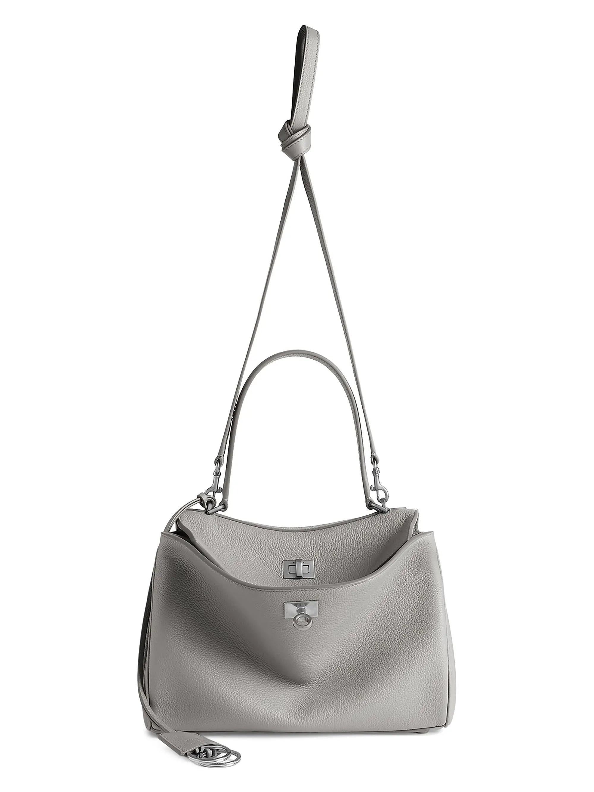 Balenciaga Rodeo Small Grained Calfskin Top Handle Bag
