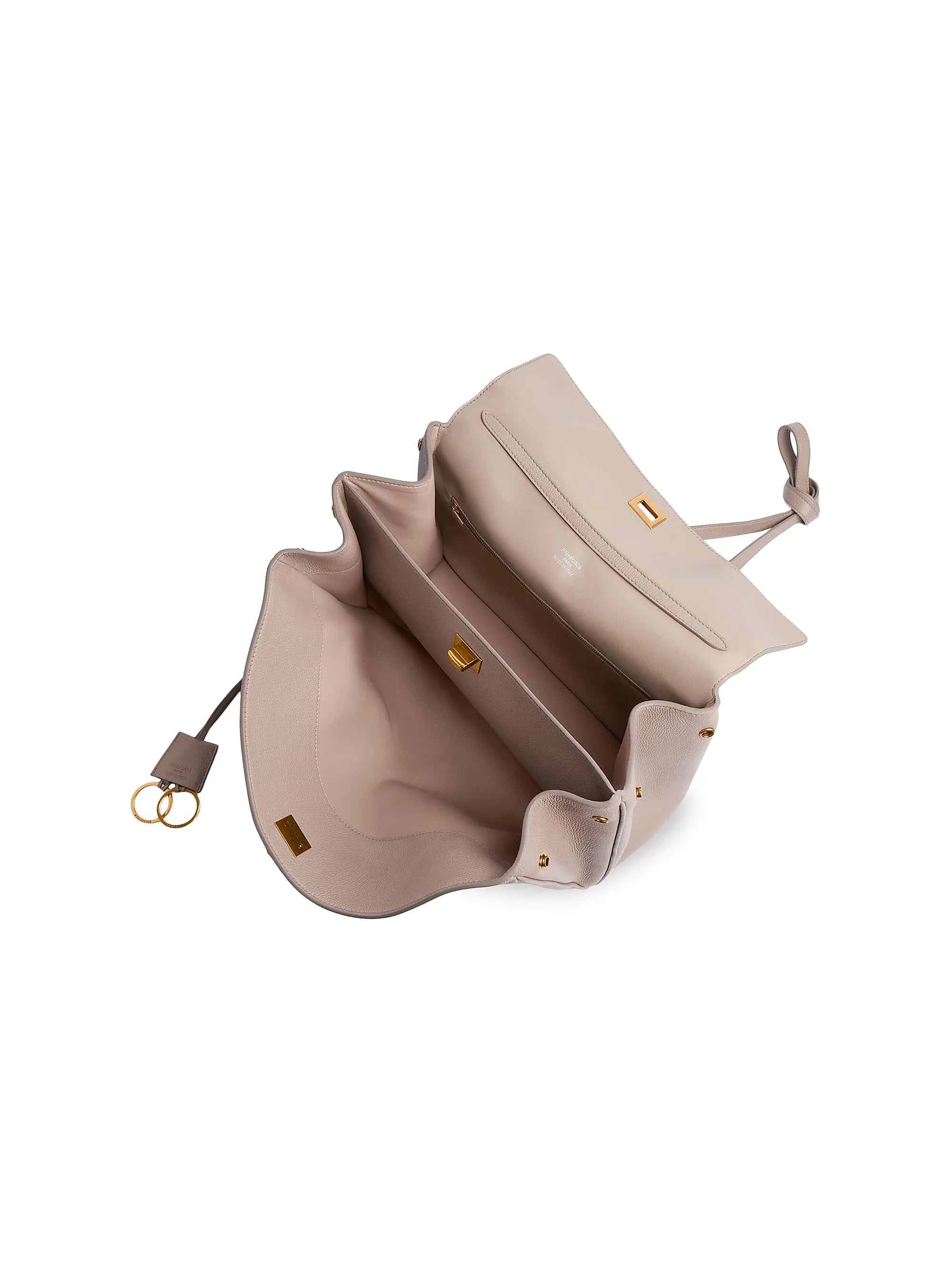 Balenciaga Rodeo Medium Top Handle Bag Grained Calfskin