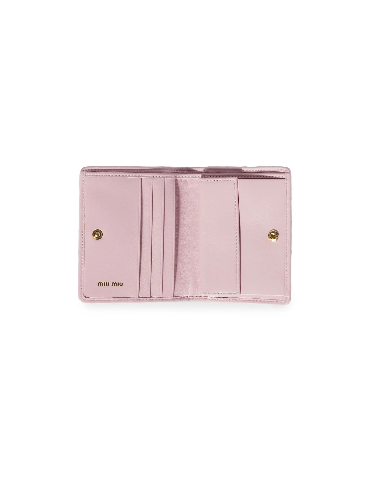 Miu Miu Small Matelassé Nappa Leather Wallet