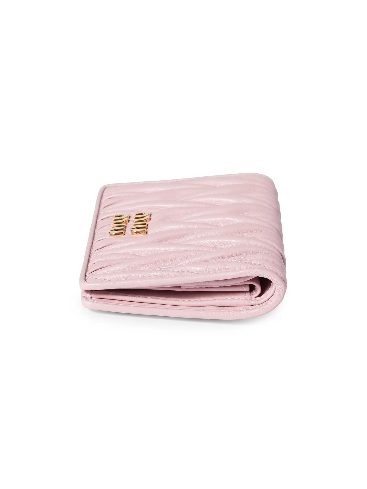 Miu Miu Small Matelassé Nappa Leather Wallet