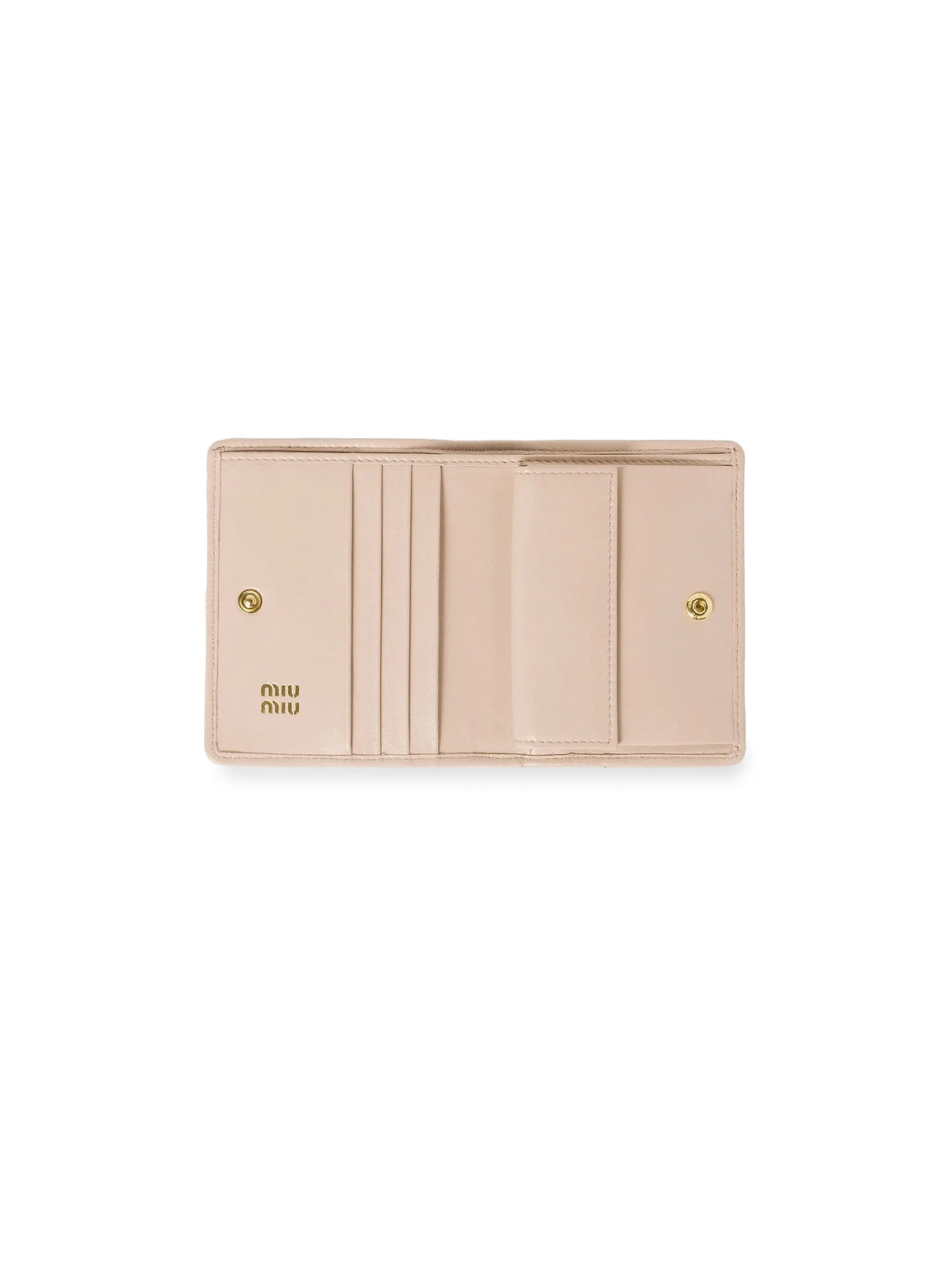 Miu Miu Small Matelassé Nappa Leather Wallet