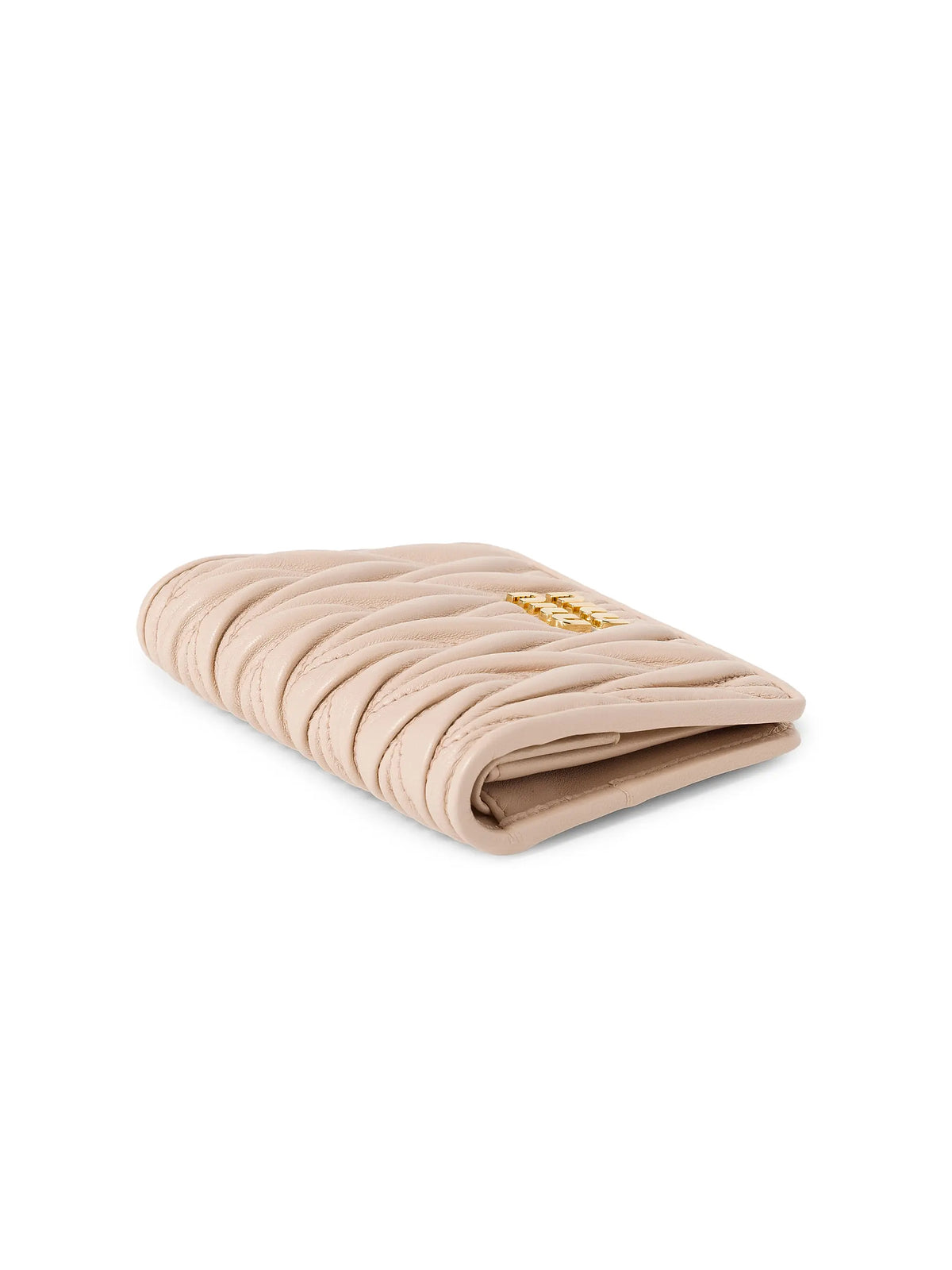 Miu Miu Small Matelassé Nappa Leather Wallet