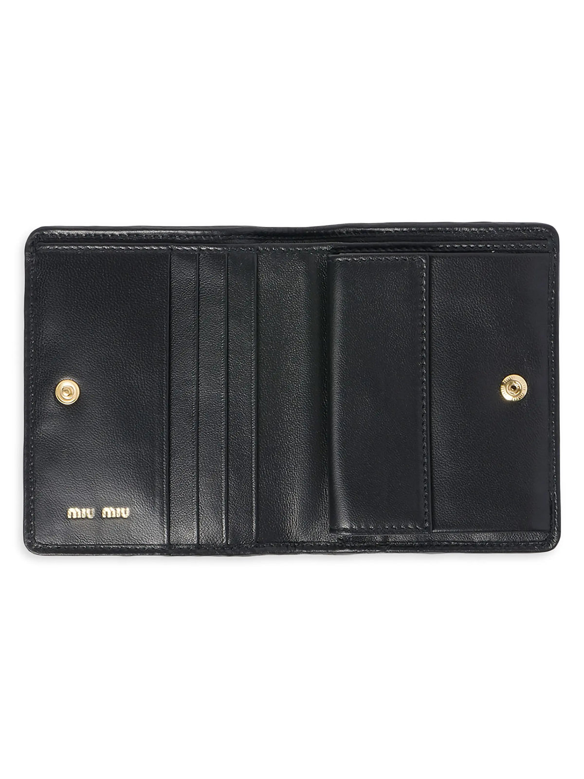Miu Miu Small Matelassé Nappa Leather Wallet