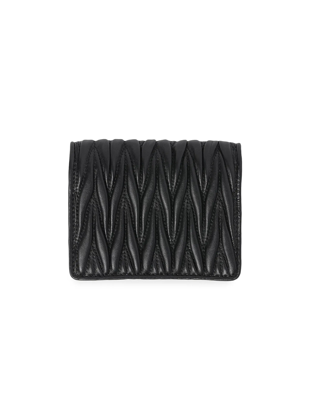 Miu Miu Small Matelassé Nappa Leather Wallet