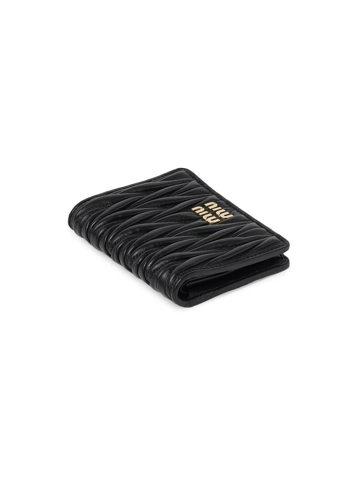 Miu Miu Small Matelassé Nappa Leather Wallet