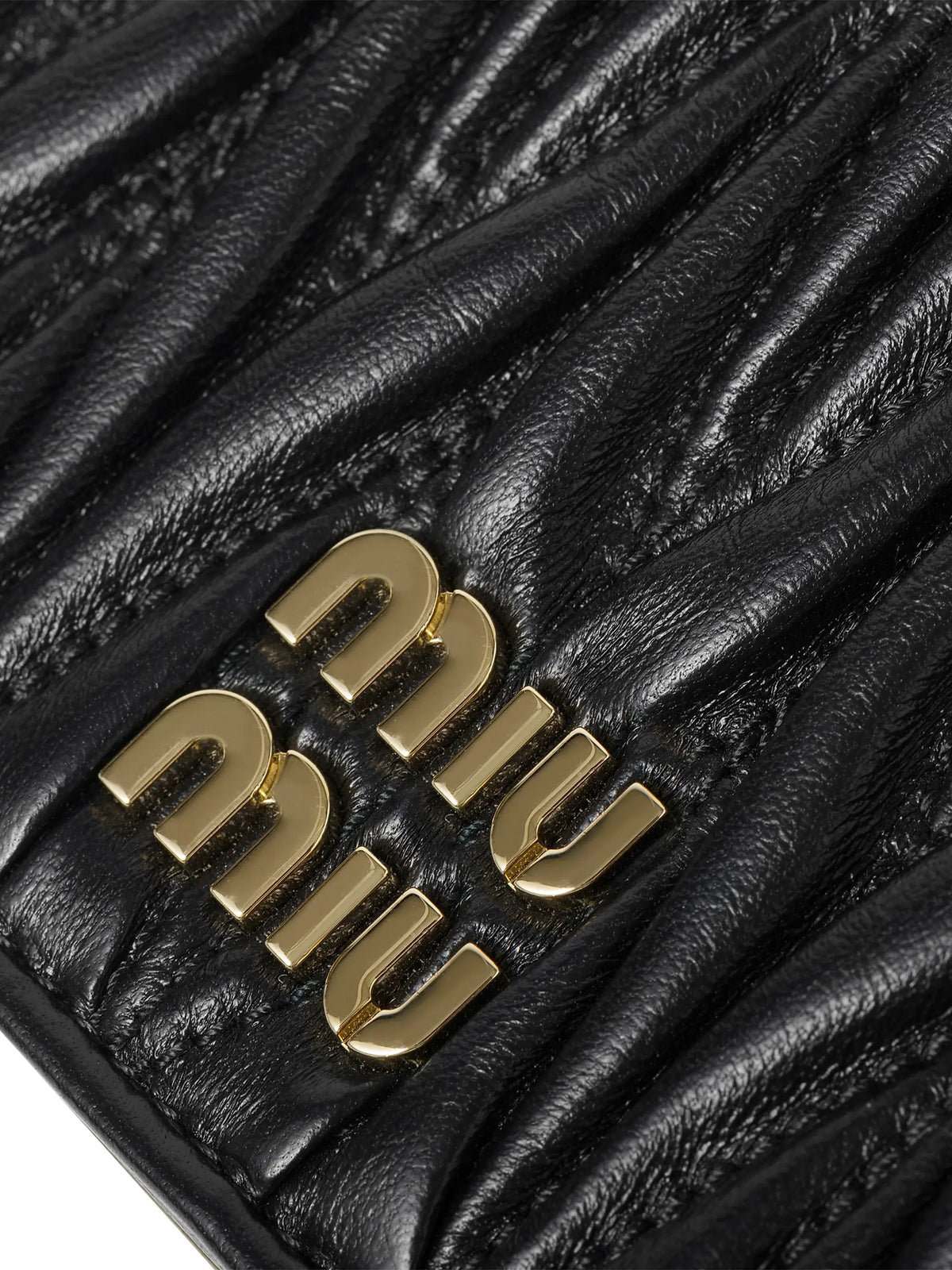 Miu Miu Small Matelassé Nappa Leather Wallet