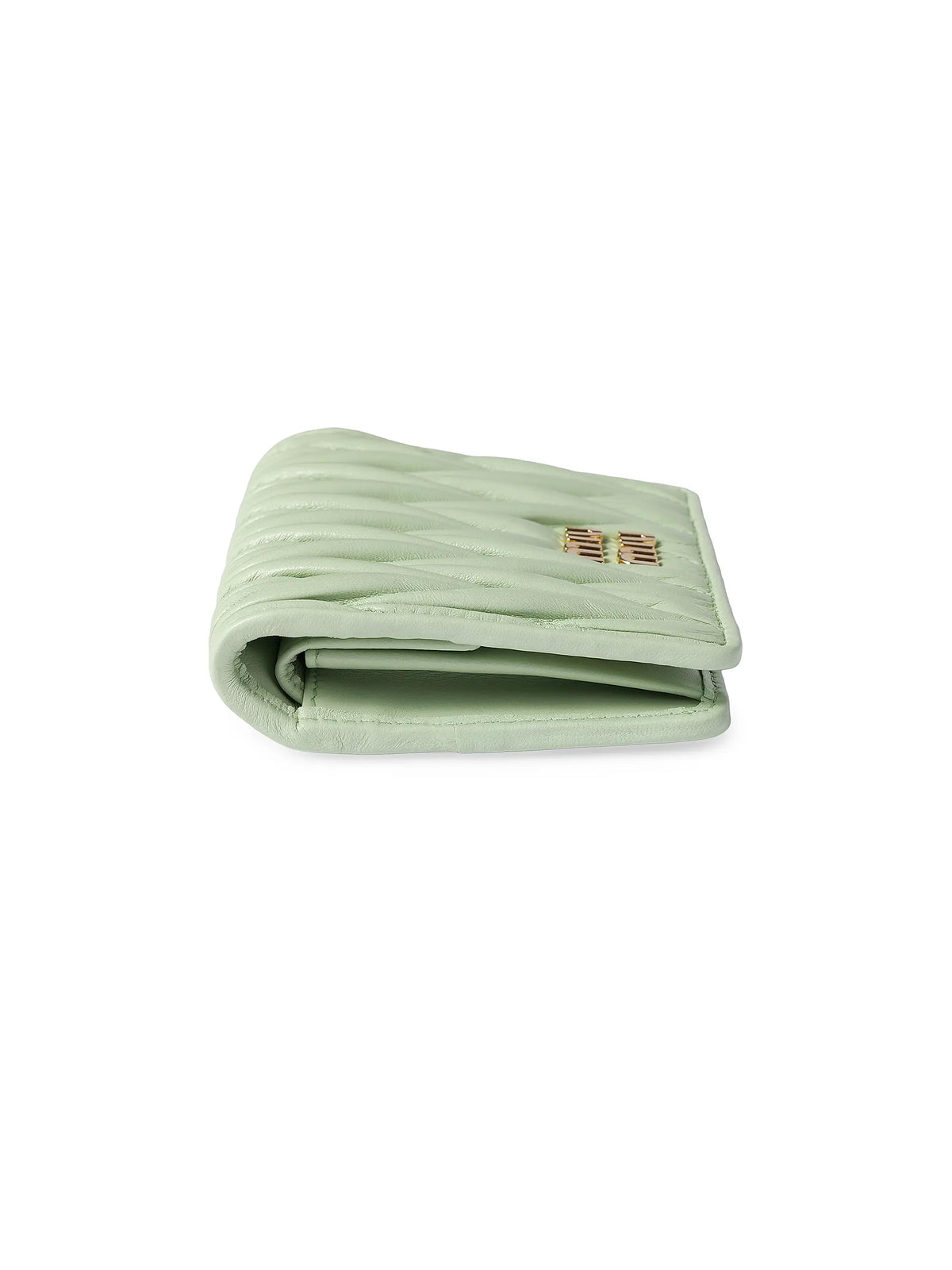 Miu Miu Small Matelassé Nappa Leather Wallet