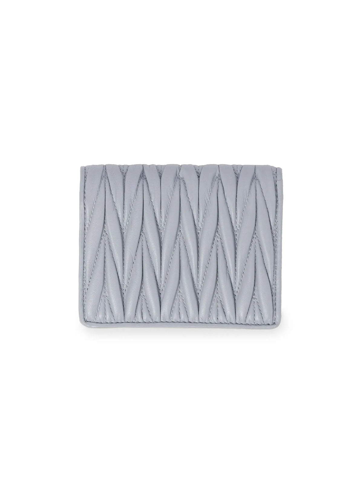 Miu Miu Small Matelassé Nappa Leather Wallet