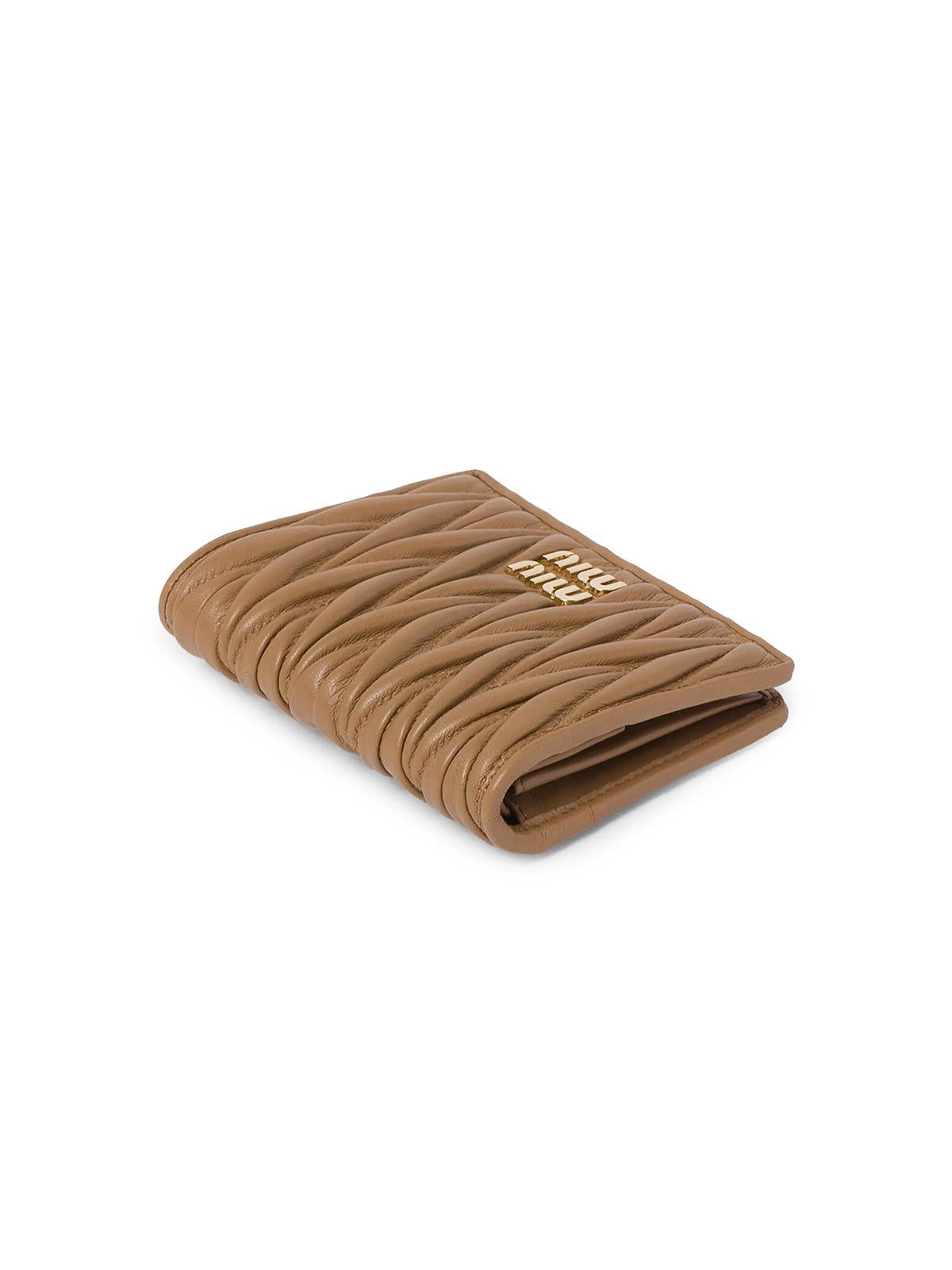 Miu Miu Small Matelassé Nappa Leather Wallet