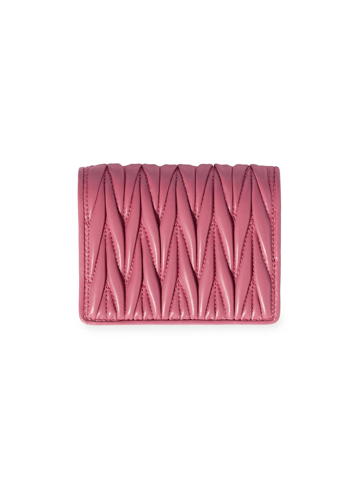 Miu Miu Small Matelassé Nappa Leather Wallet