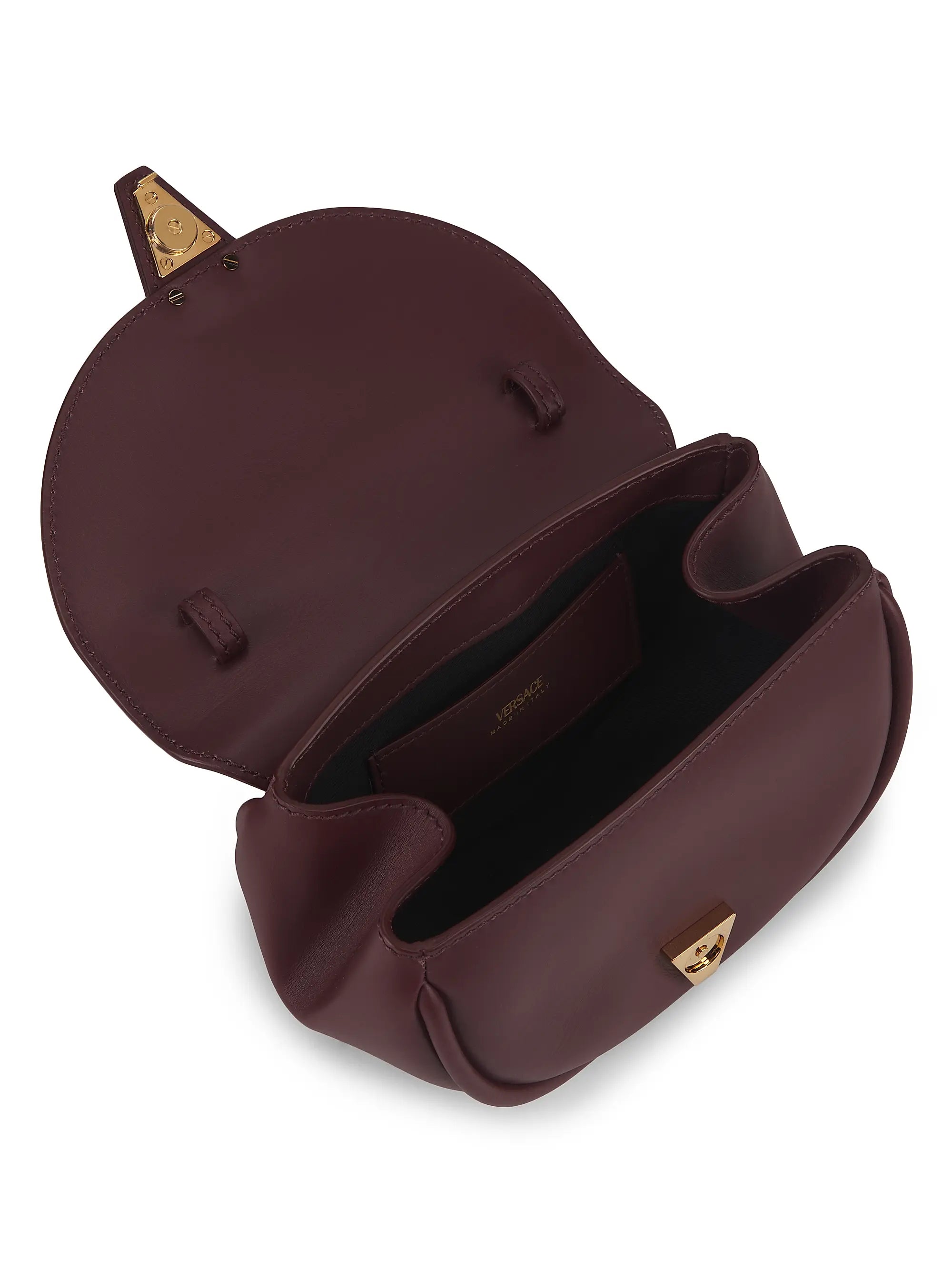 Versace Virtus Small Shoulder Leather Bag