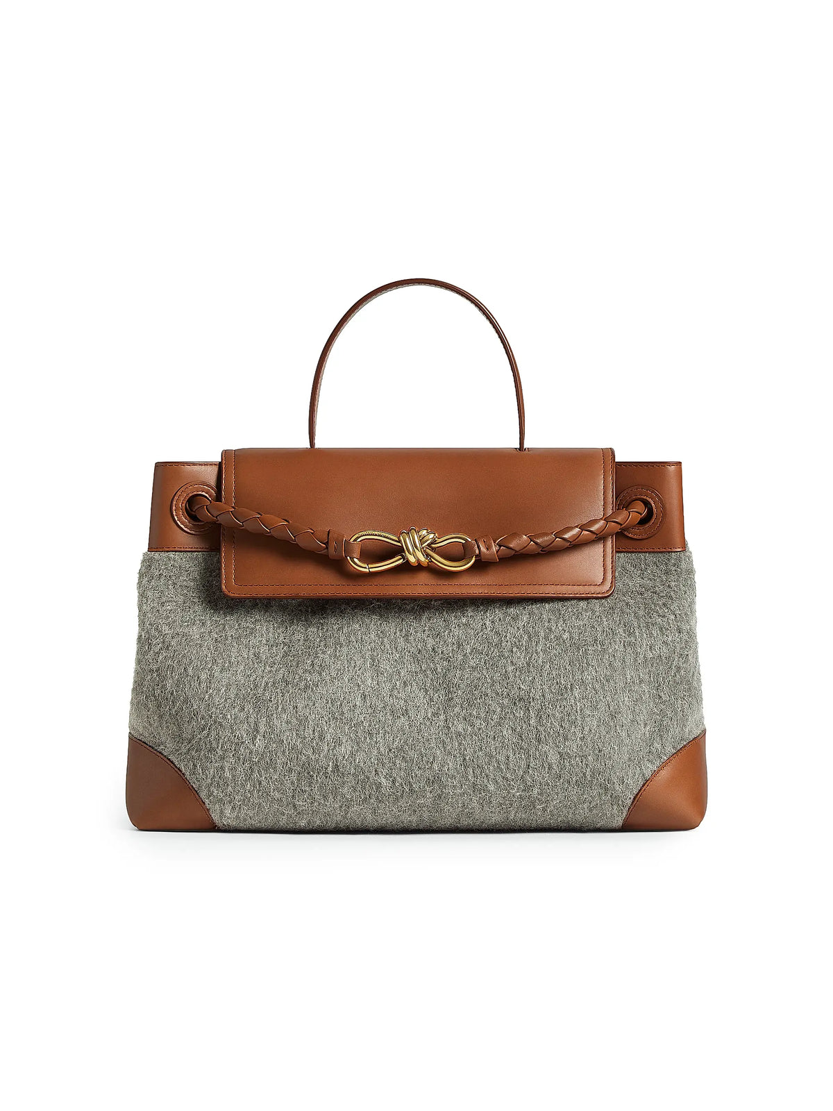 Bottega Veneta Medium Two-Tone Top Handle Bag