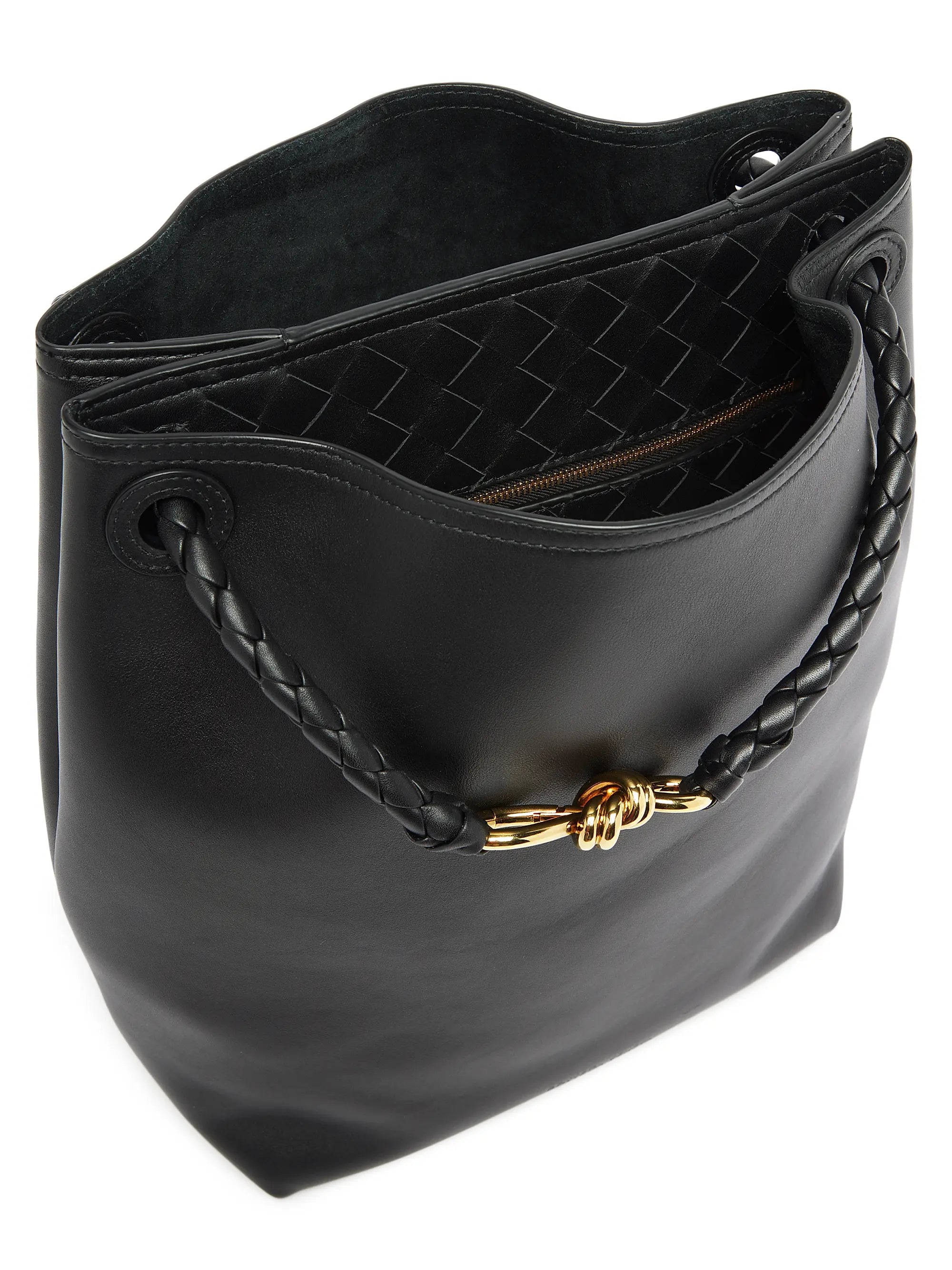 Bottega Veneta Borsa Leather Bucket Bag