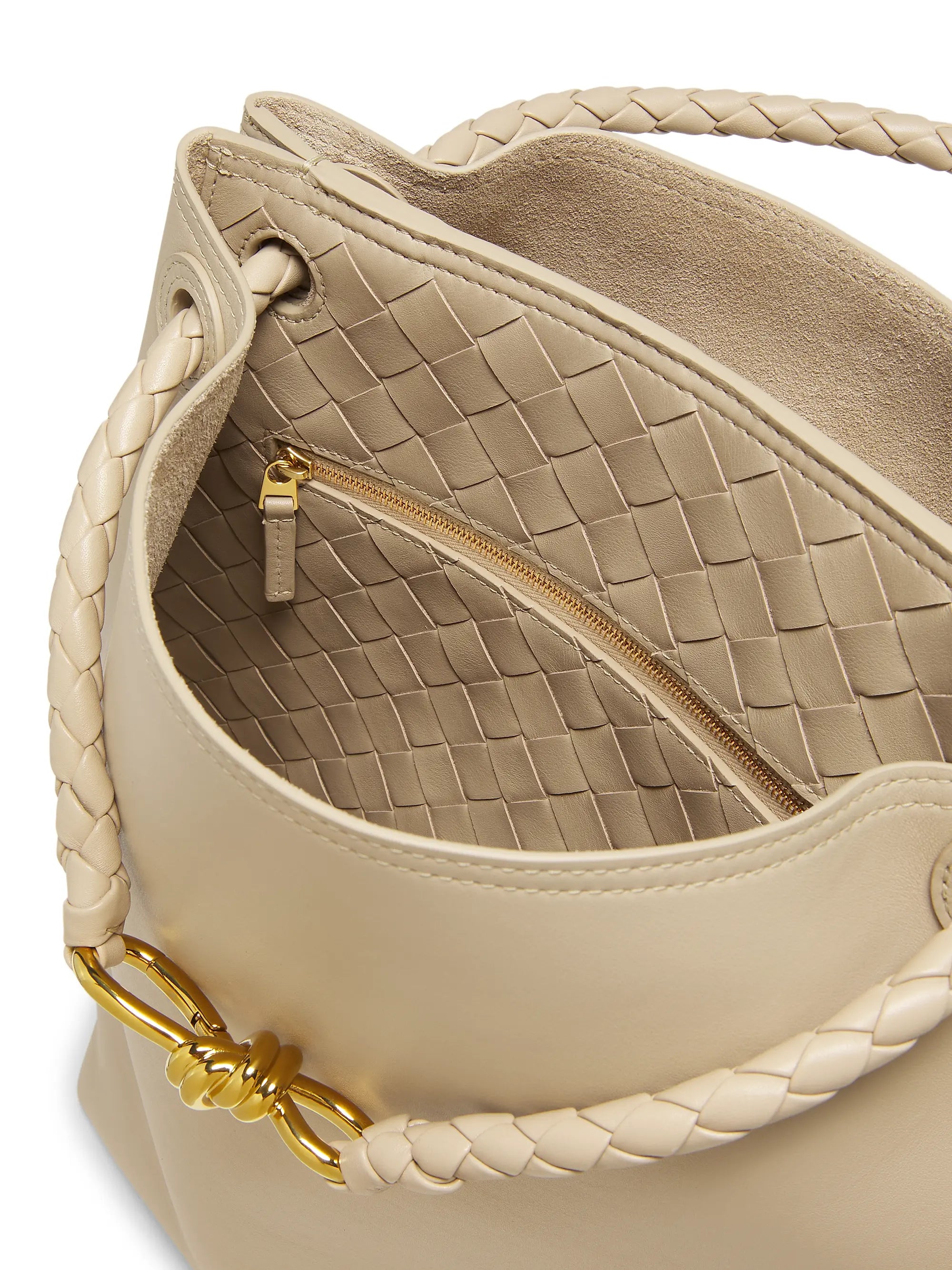 Bottega Veneta Borsa Leather Bucket Bag