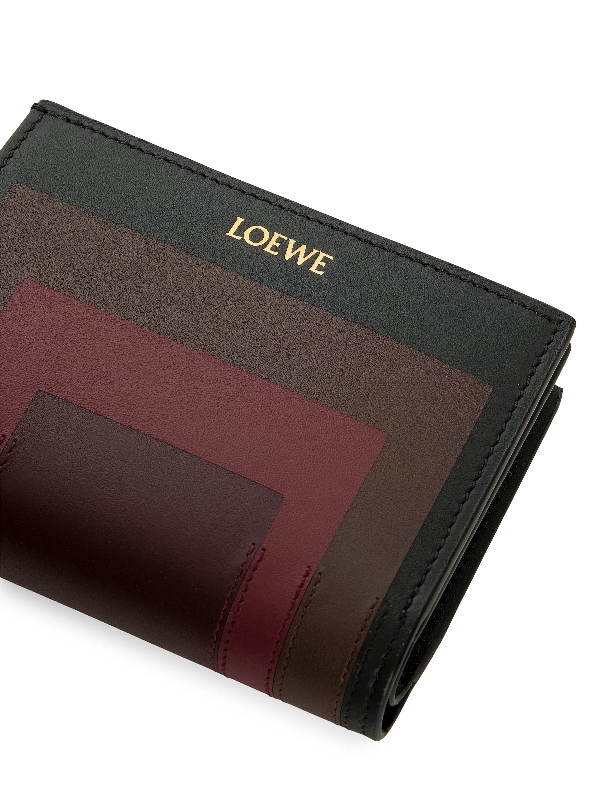 LOEWE Albers Leather Compact Wallet