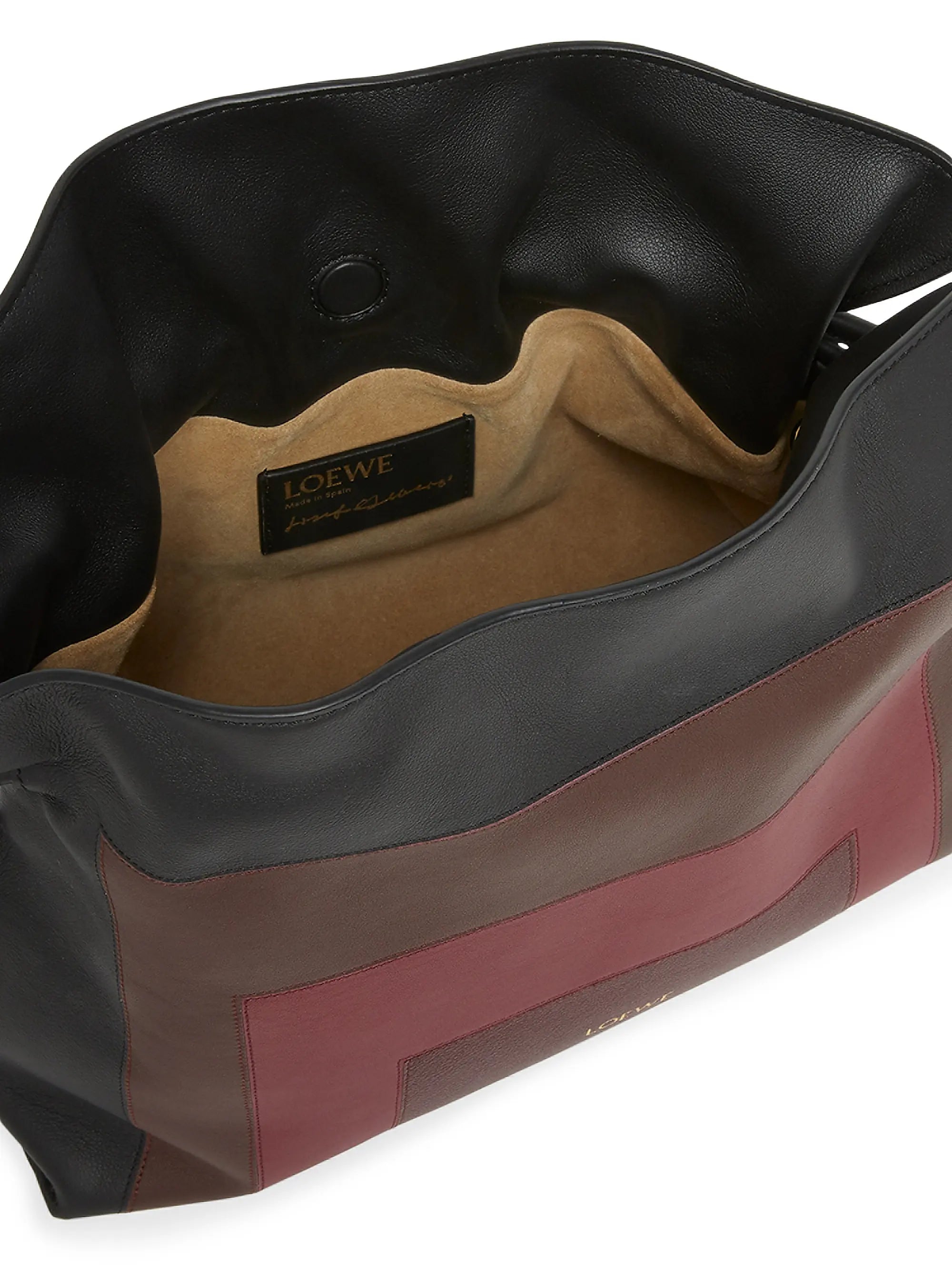 LOEWE Flamenco Leather Clutch