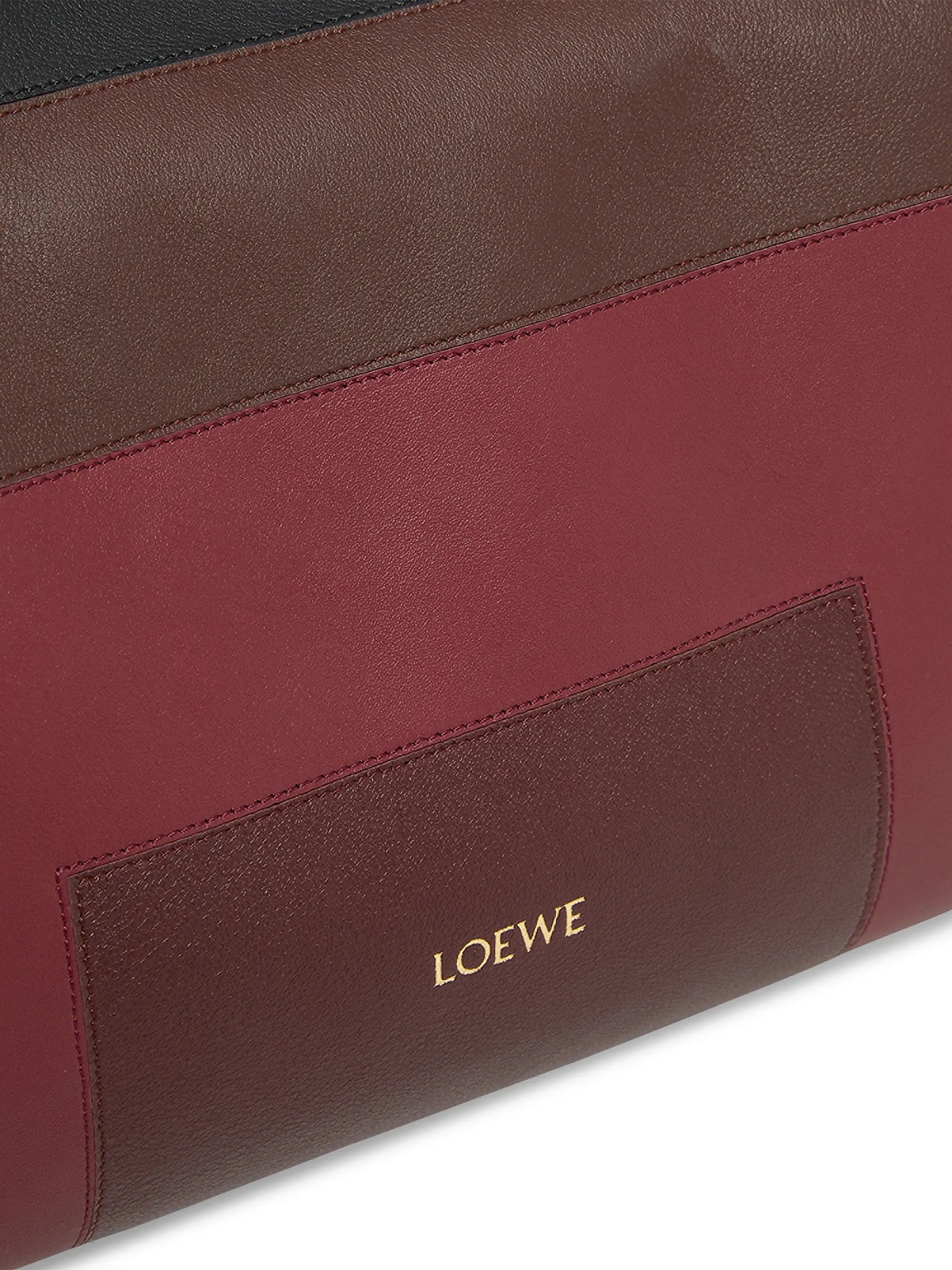 LOEWE Flamenco Leather Clutch