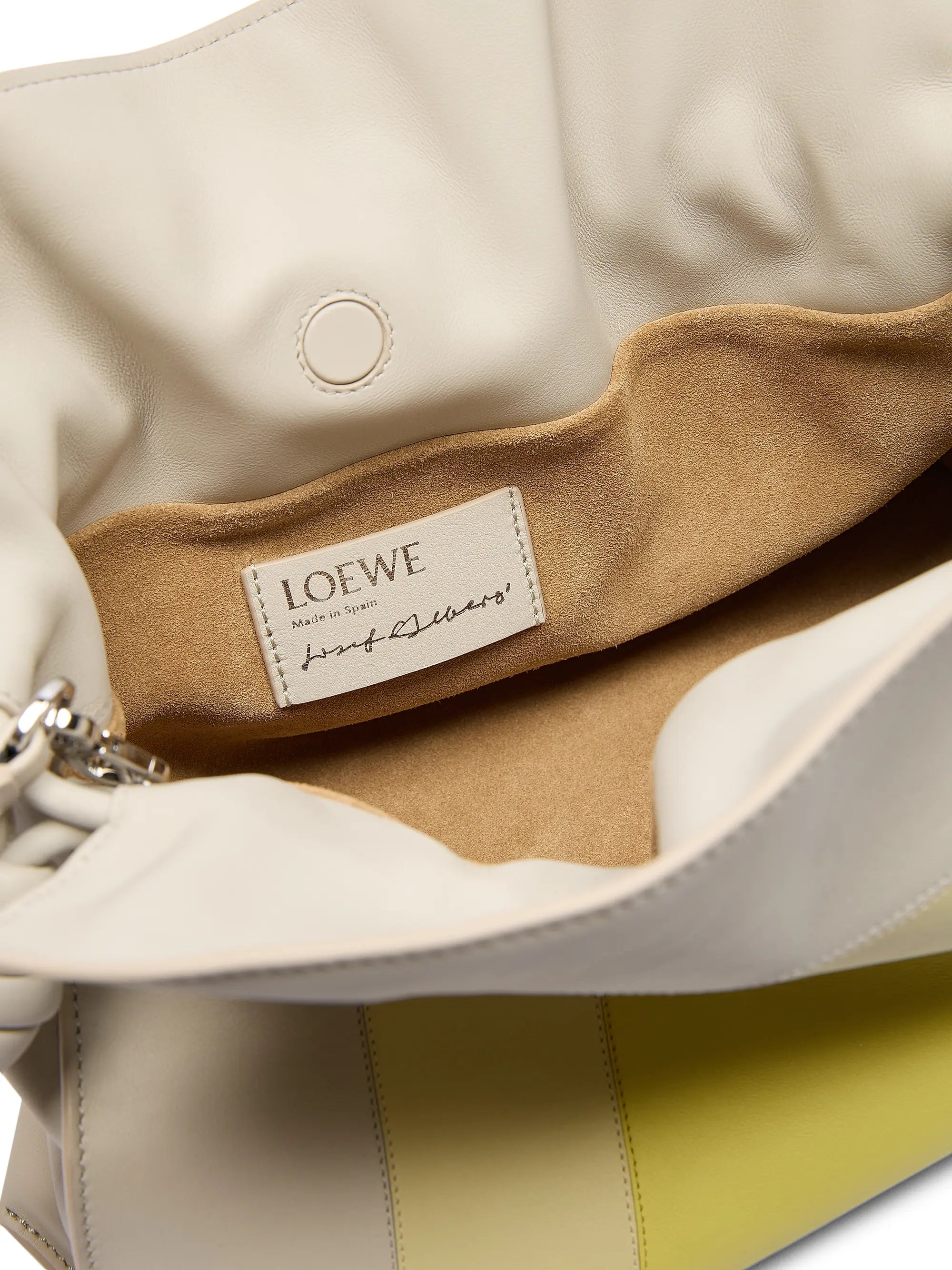 LOEWE Flamenco Leather Clutch