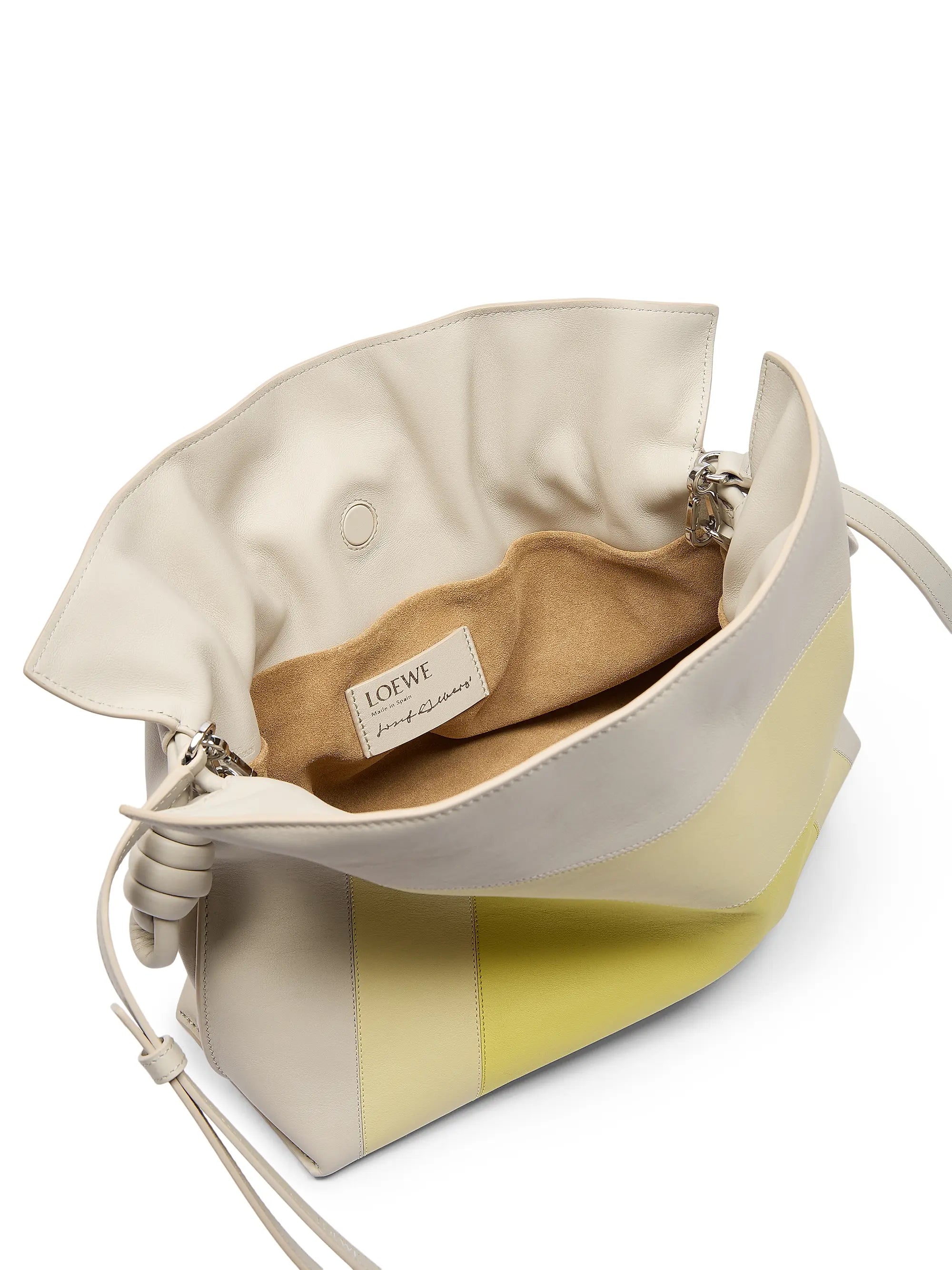 LOEWE Flamenco Leather Clutch